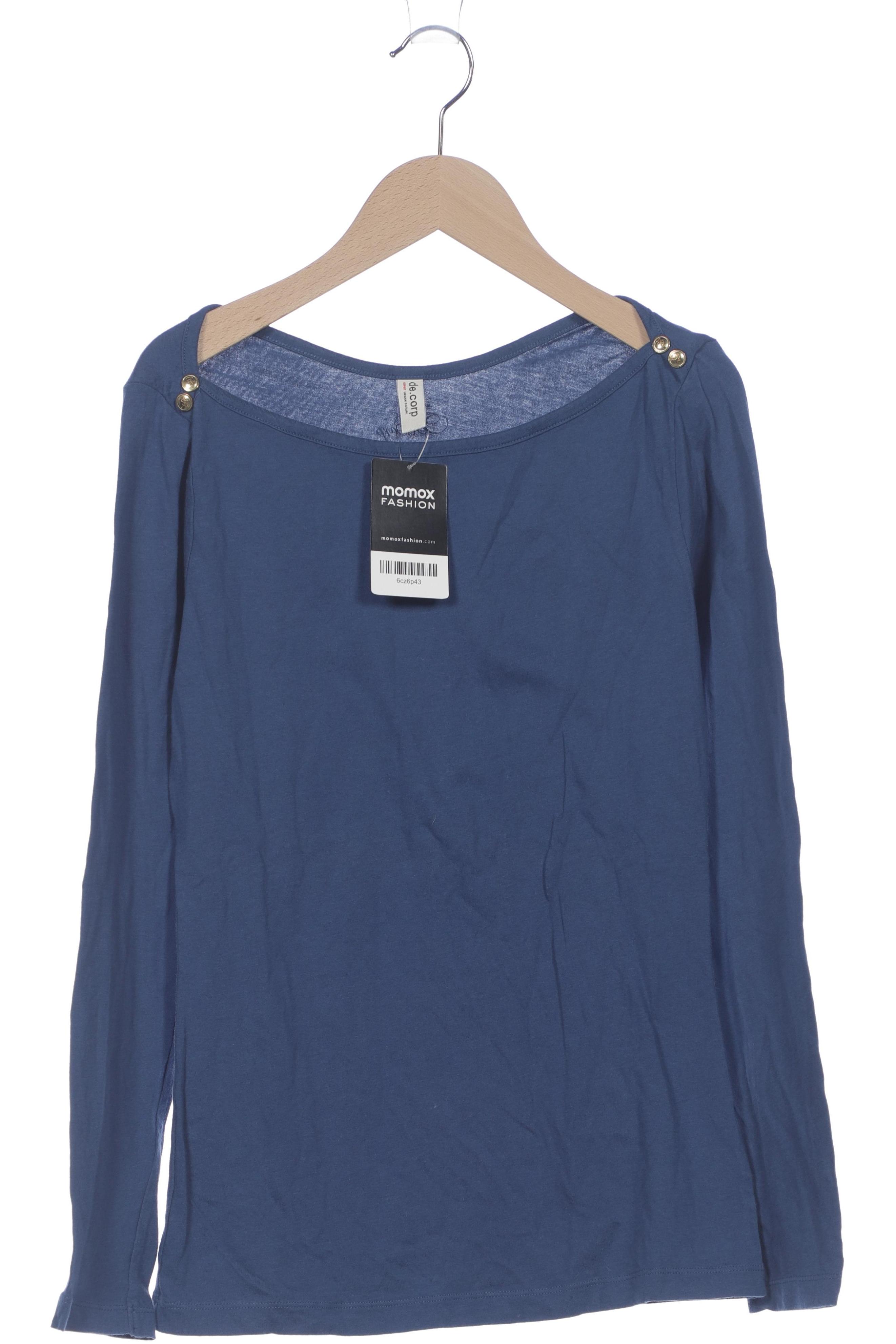 

Esprit Damen Langarmshirt, blau, Gr. 38