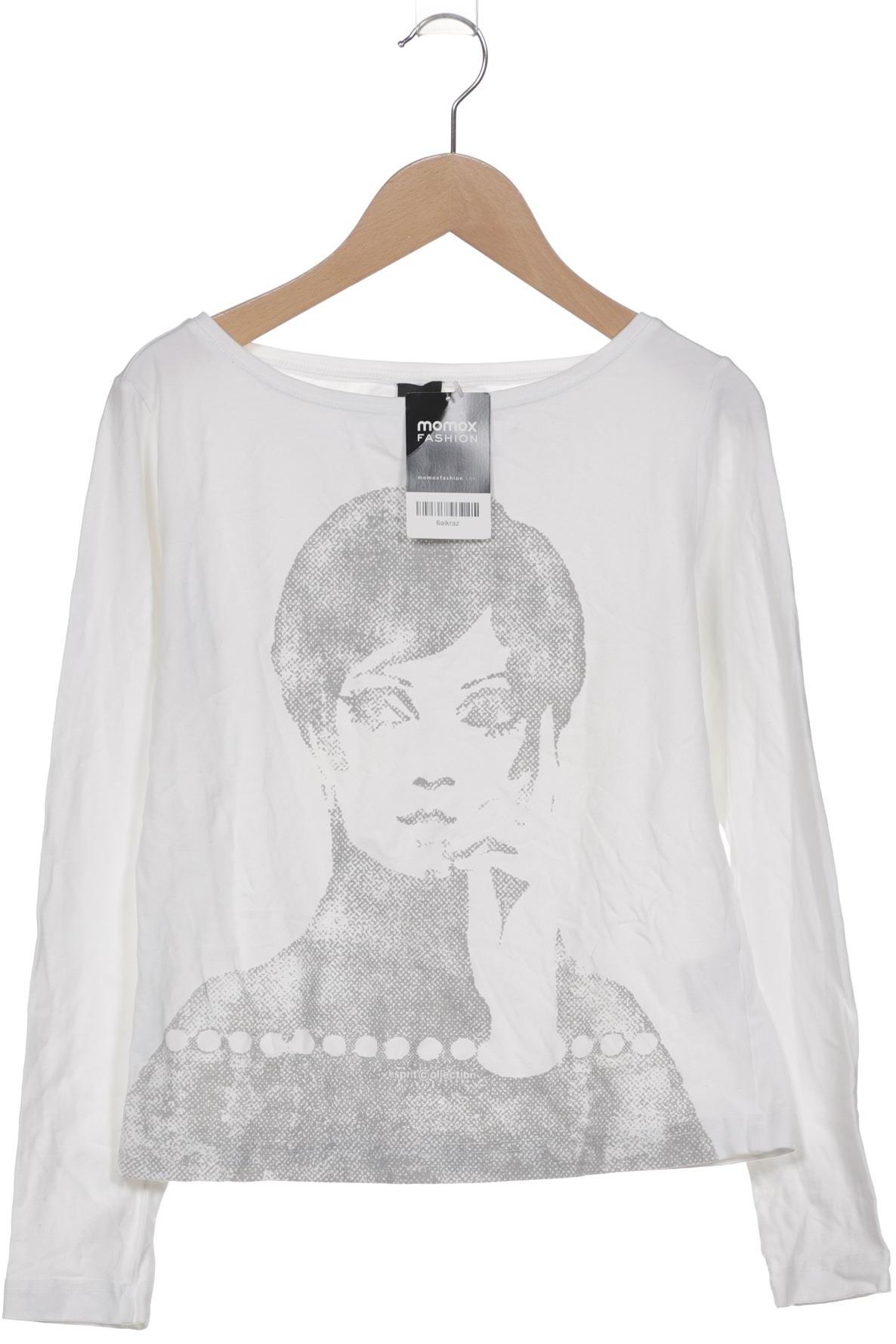 

Esprit Damen Langarmshirt, weiß, Gr. 42
