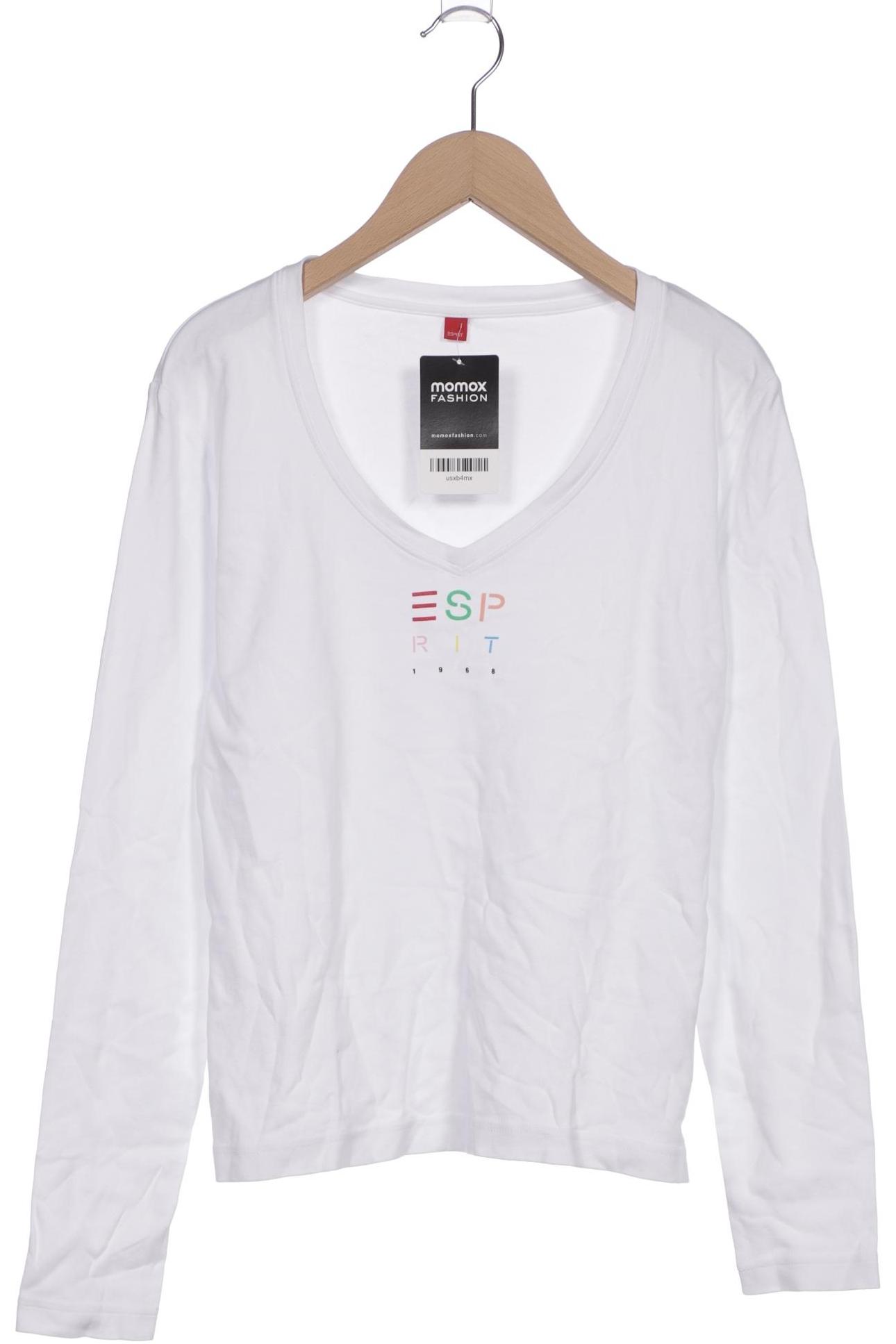 

Esprit Damen Langarmshirt, weiß, Gr. 38