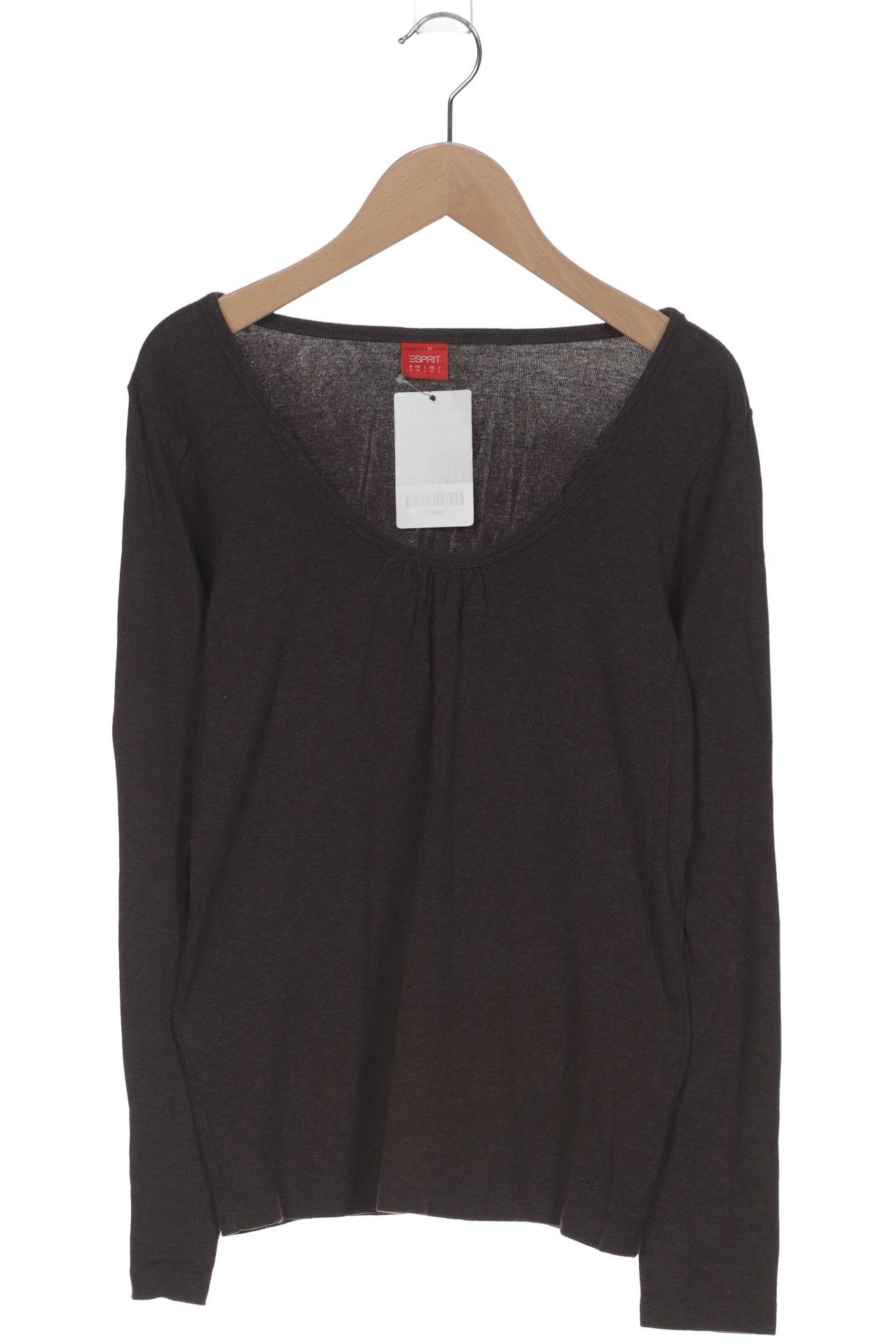 

Esprit Damen Langarmshirt, braun, Gr. 38