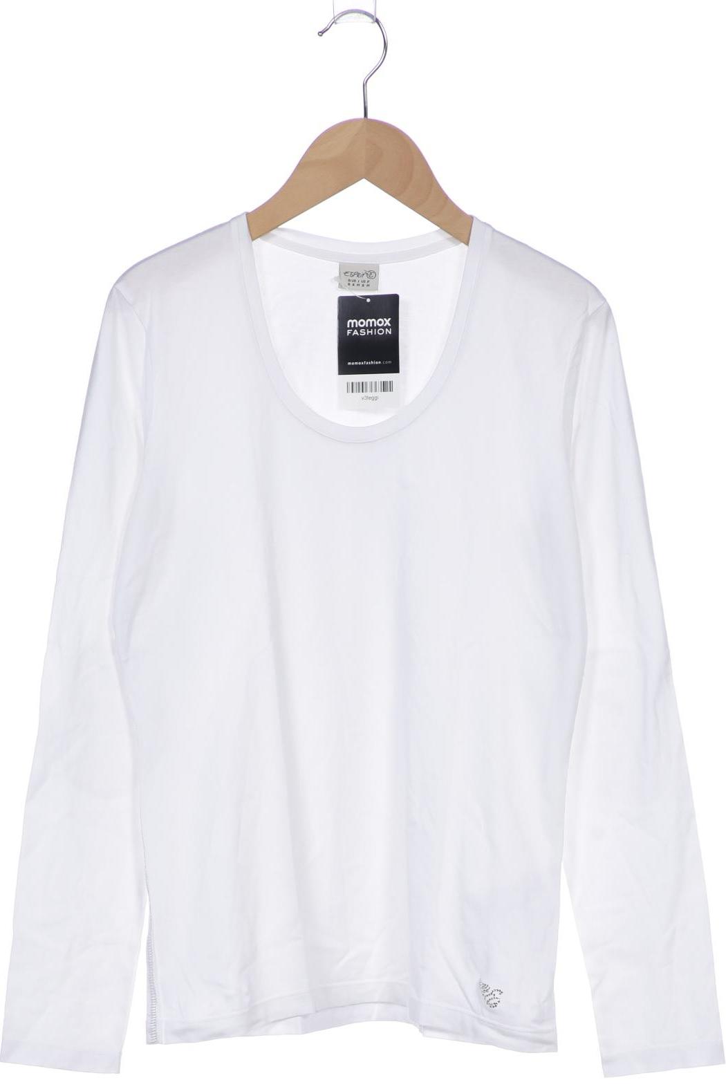 

Esprit Damen Langarmshirt, weiß, Gr. 36