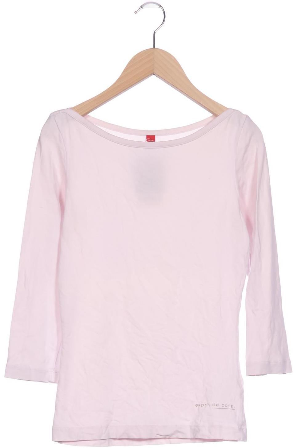 

Esprit Damen Langarmshirt, pink, Gr. 34
