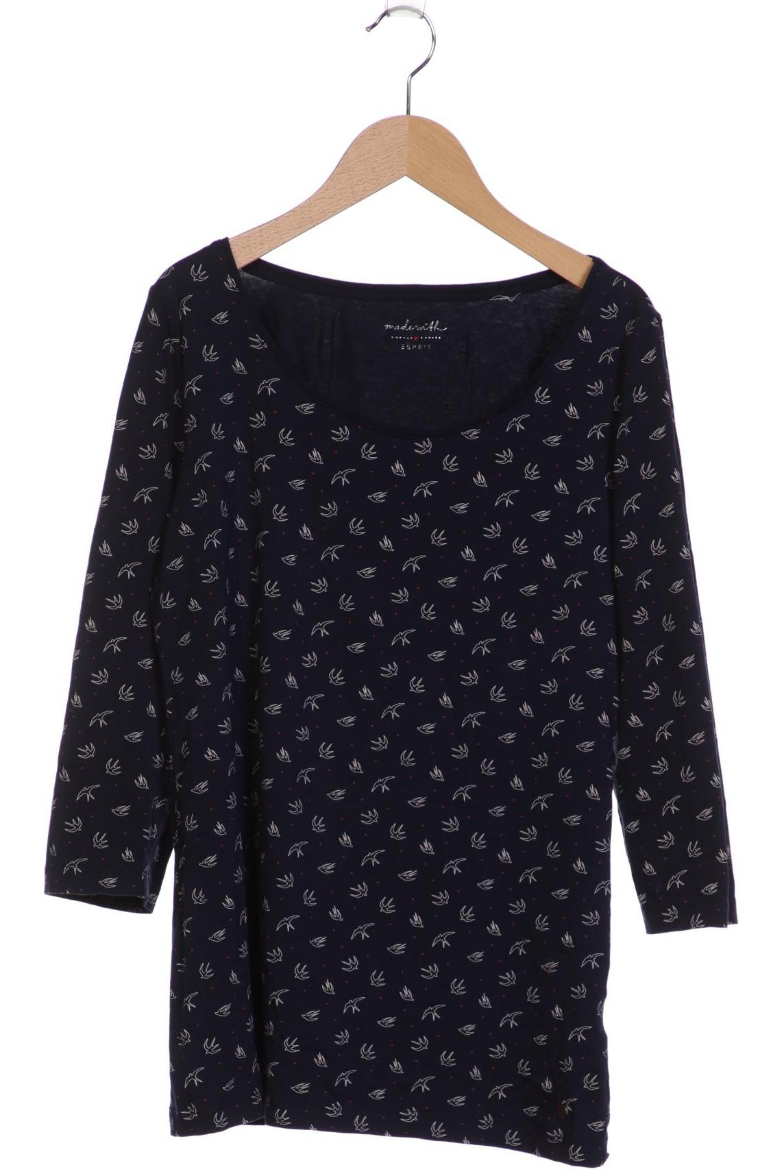 

Esprit Damen Langarmshirt, marineblau, Gr. 38