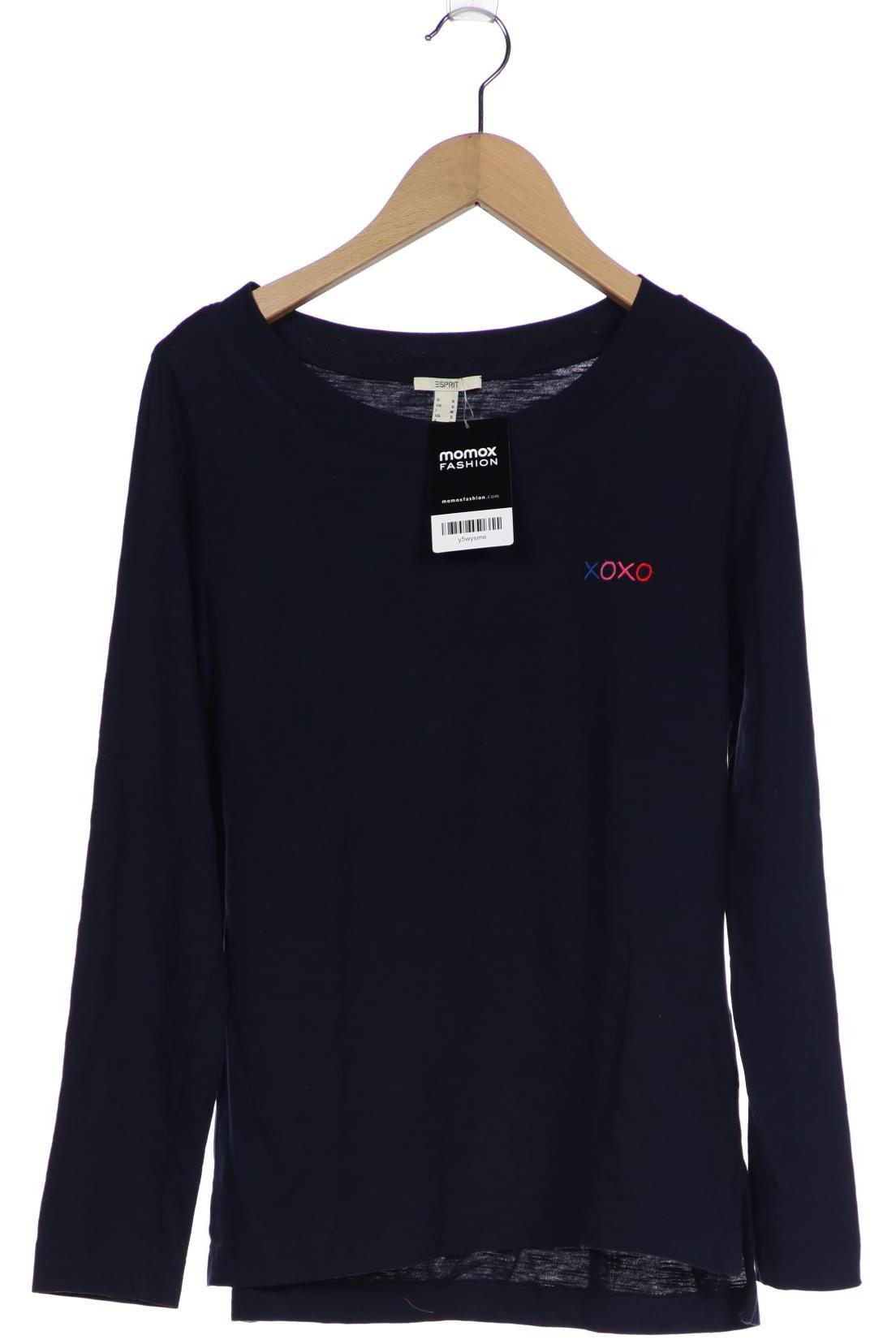 

Esprit Damen Langarmshirt, marineblau, Gr. 36