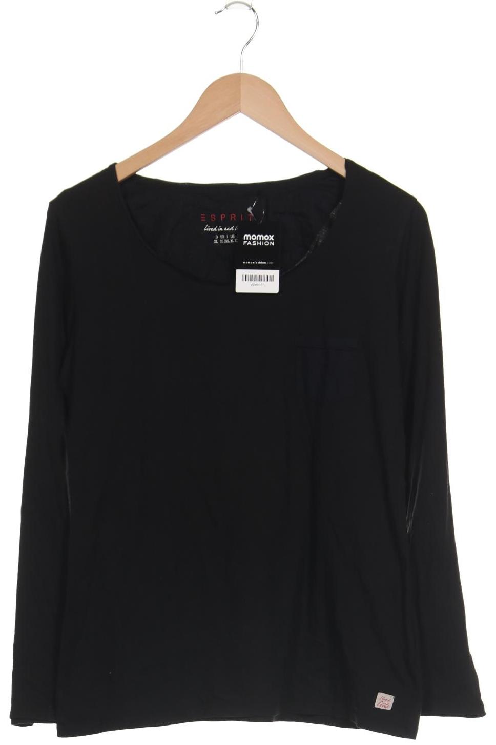 

Esprit Damen Langarmshirt, schwarz, Gr. 44