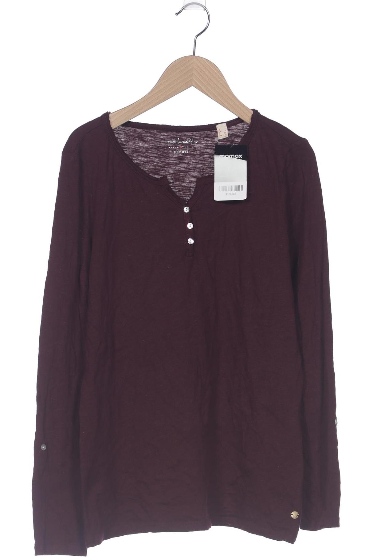 

Esprit Damen Langarmshirt, bordeaux, Gr. 42