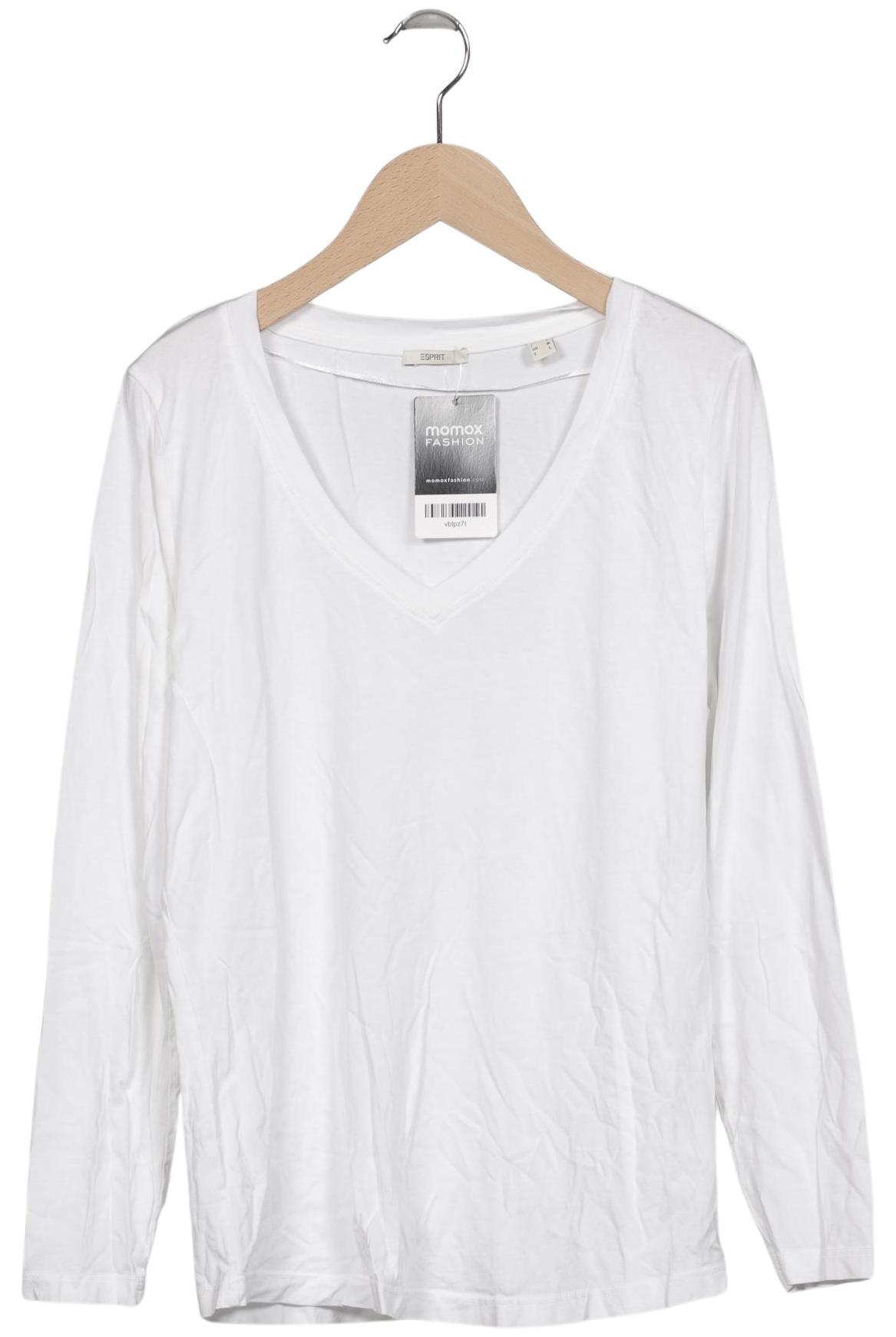 

Esprit Damen Langarmshirt, weiß, Gr. 38