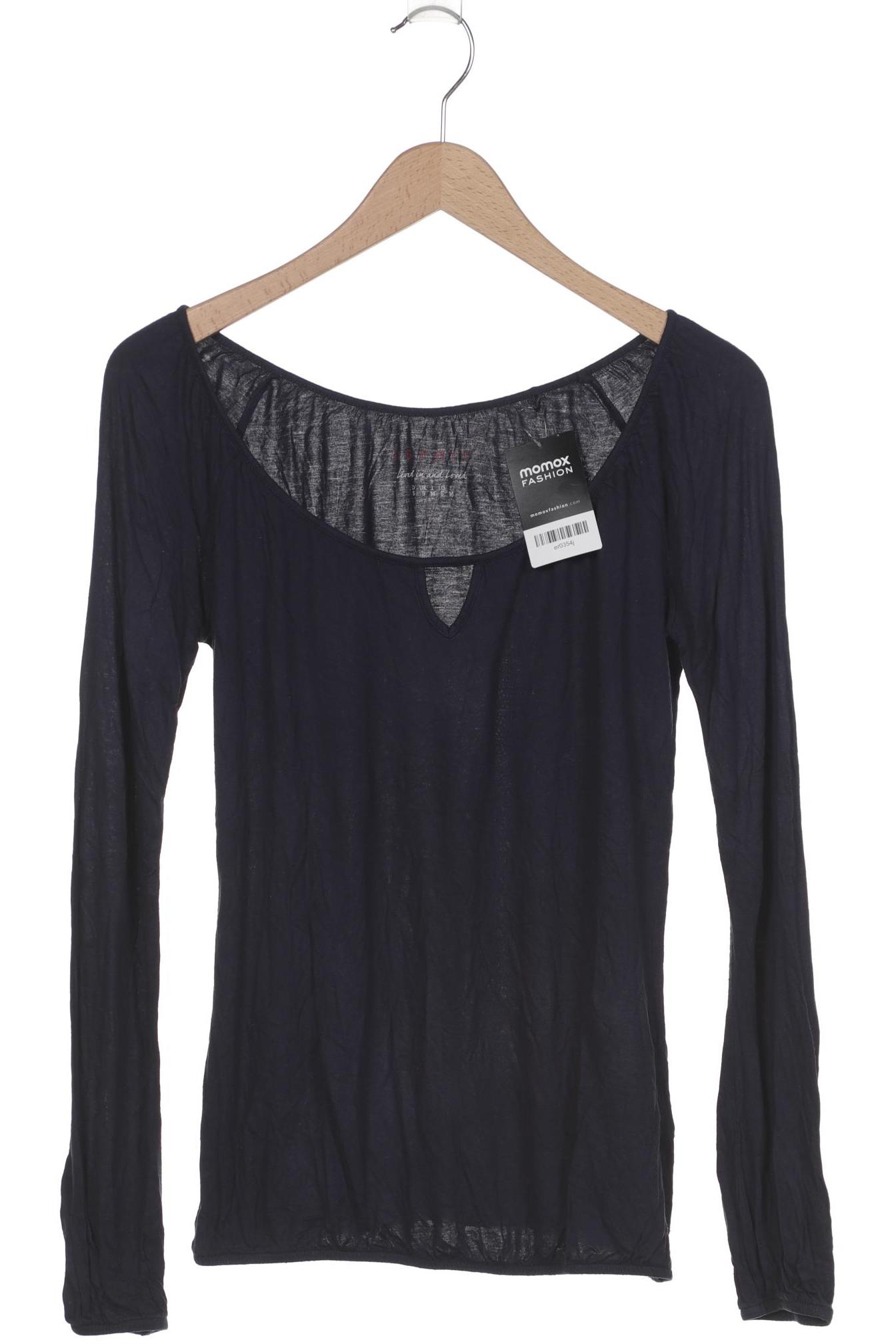 

Esprit Damen Langarmshirt, marineblau, Gr. 36