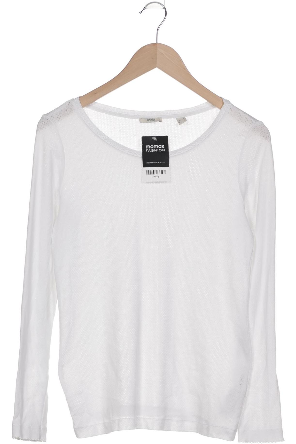 

Esprit Damen Langarmshirt, weiß, Gr. 38