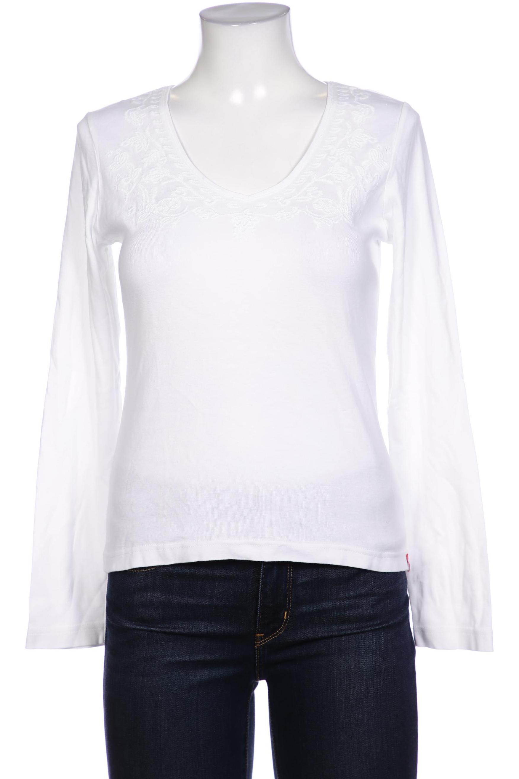 

Esprit Damen Langarmshirt, weiß, Gr. 38
