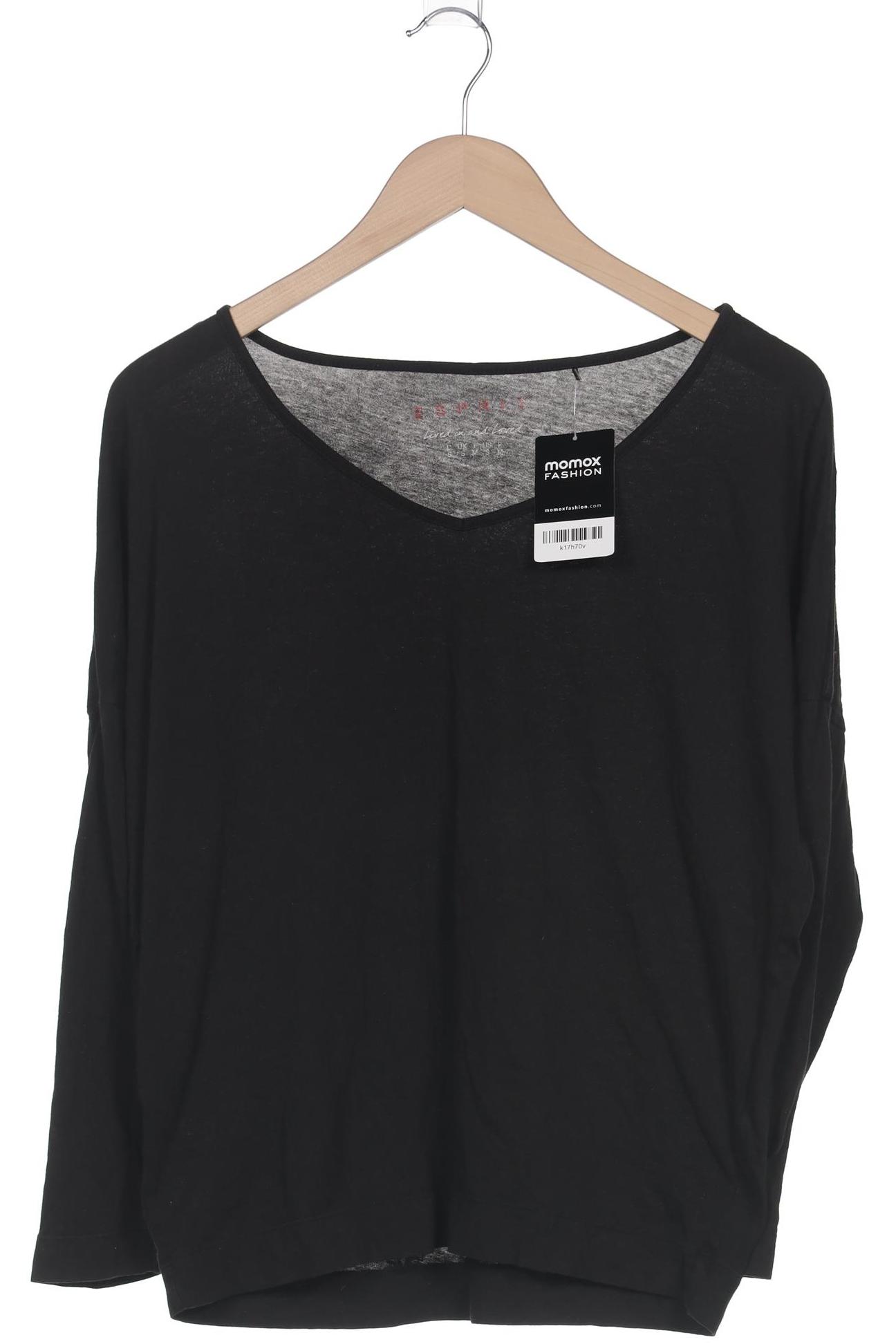 

Esprit Damen Langarmshirt, schwarz, Gr. 36