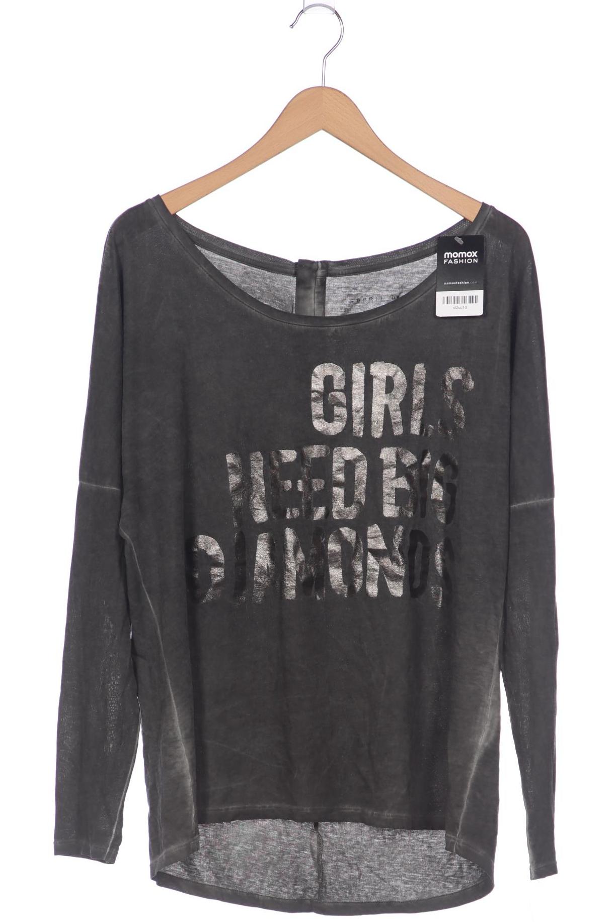 

Esprit Damen Langarmshirt, grau, Gr. 36