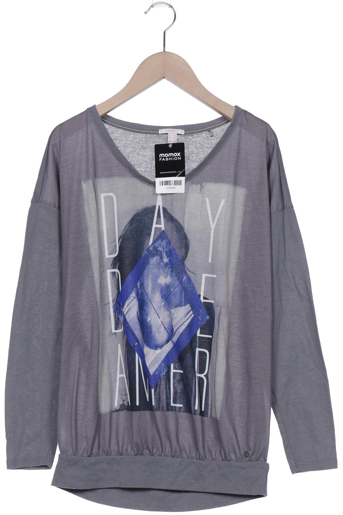 

Esprit Damen Langarmshirt, grau, Gr. 34