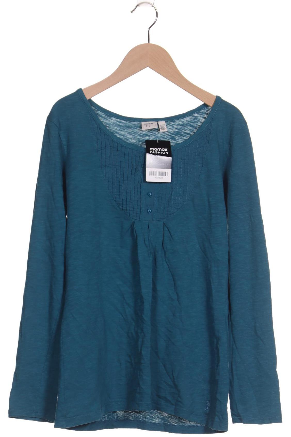 

Esprit Damen Langarmshirt, türkis, Gr. 38