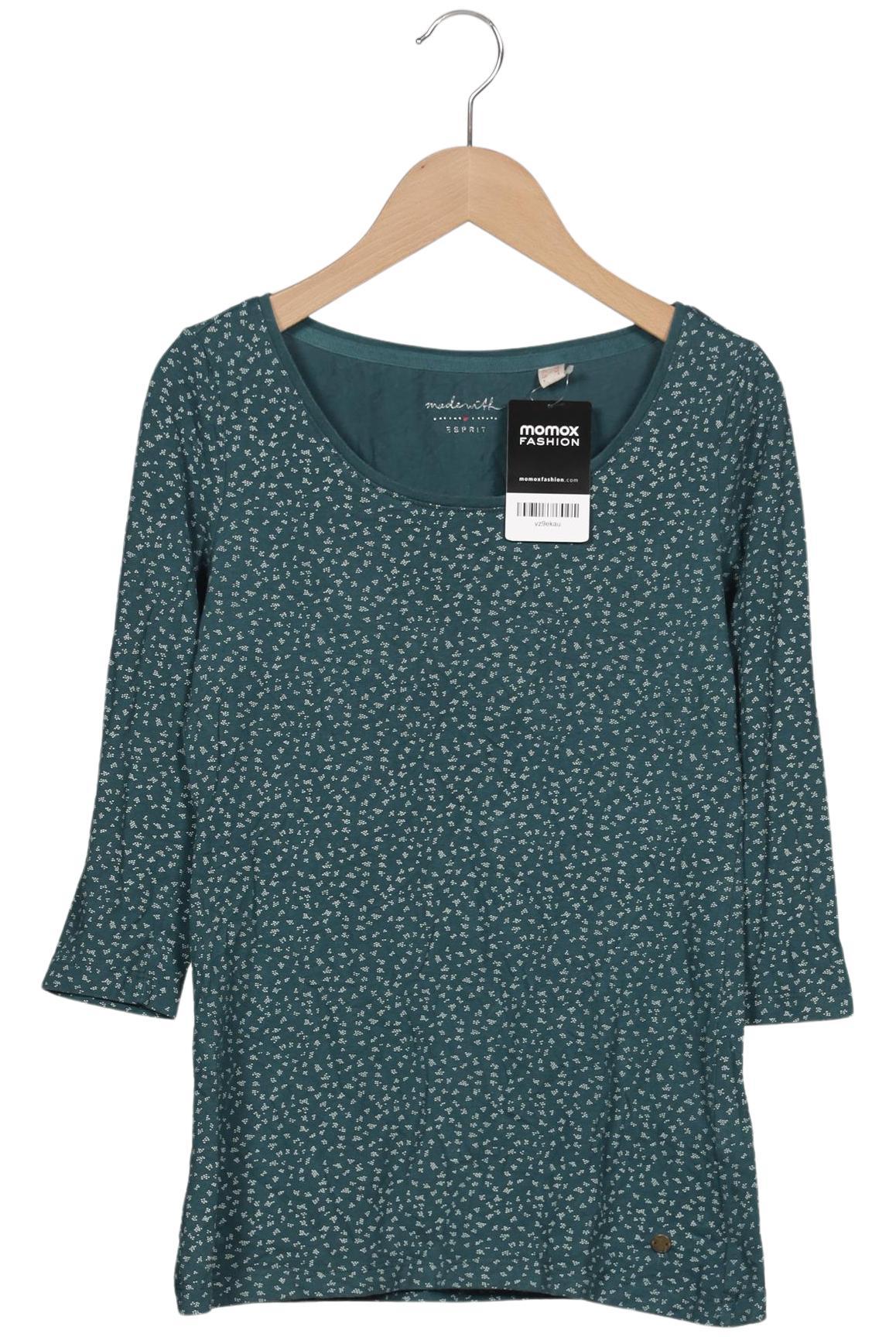 

Esprit Damen Langarmshirt, grün, Gr. 34