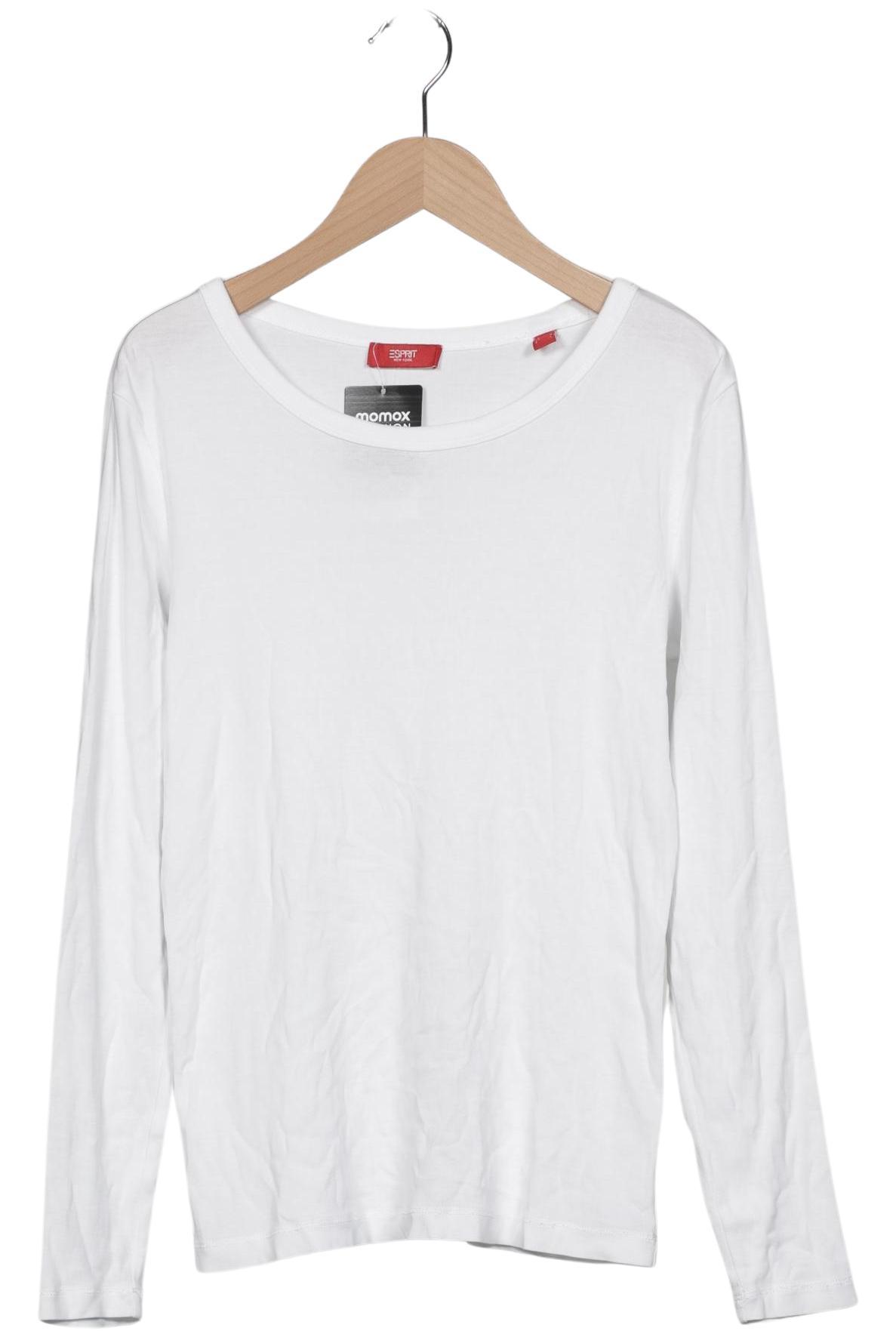 

Esprit Damen Langarmshirt, weiß, Gr. 38