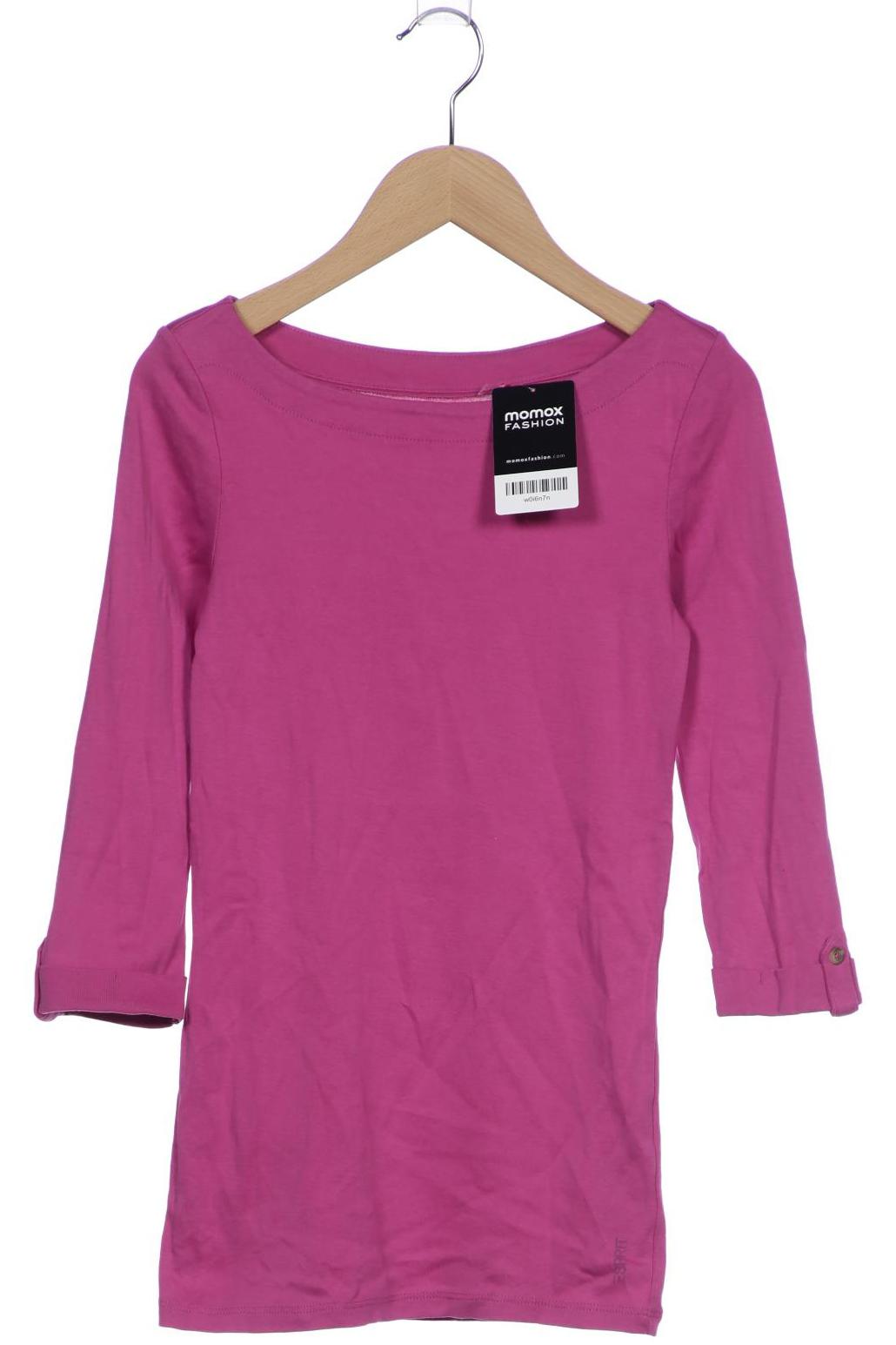 

Esprit Damen Langarmshirt, pink, Gr. 34