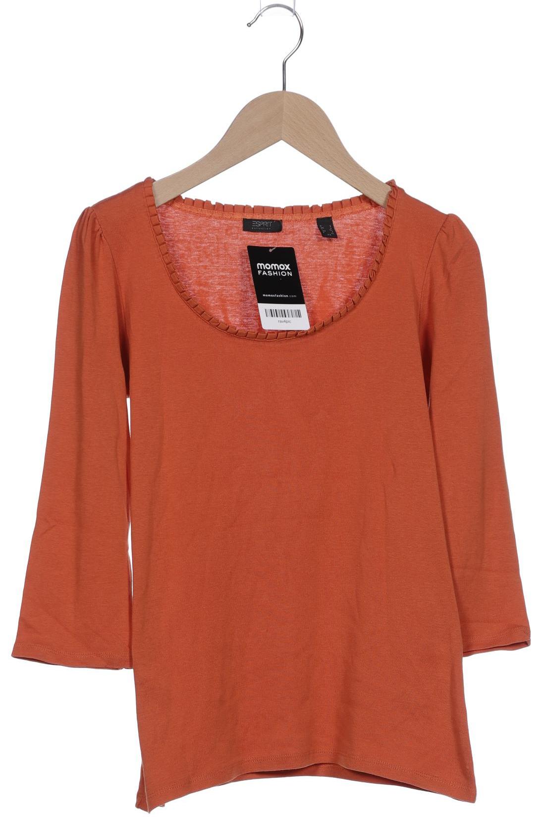 

Esprit Damen Langarmshirt, orange, Gr. 42