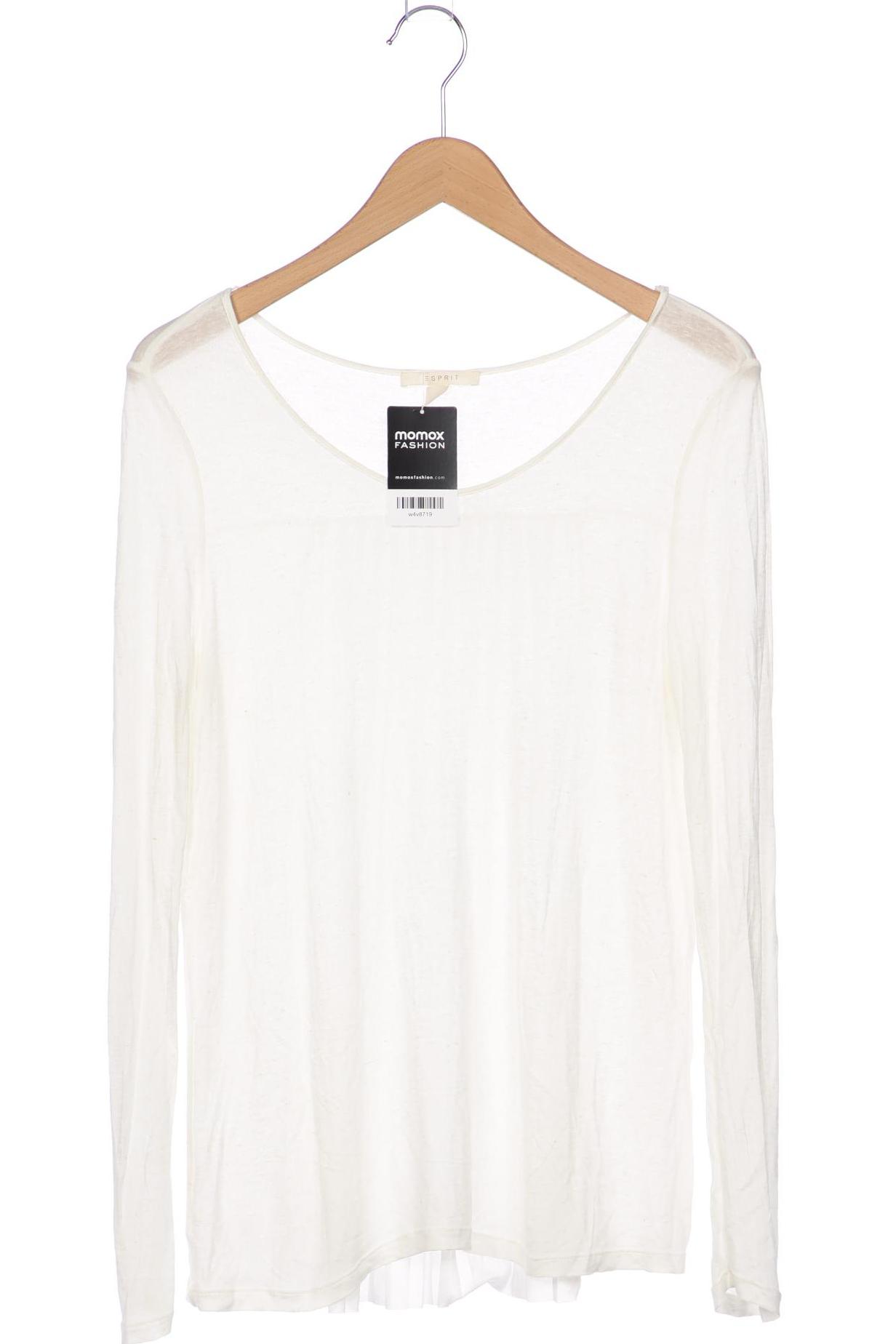 

Esprit Damen Langarmshirt, weiß, Gr. 38