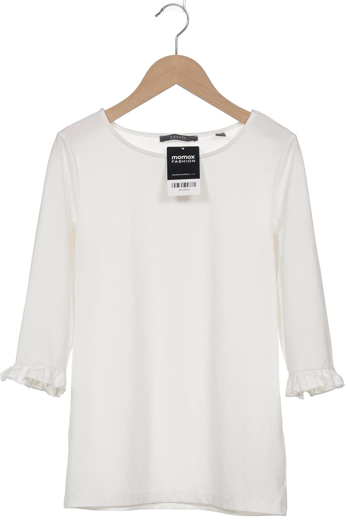 

Esprit Damen Langarmshirt, weiß, Gr. 34