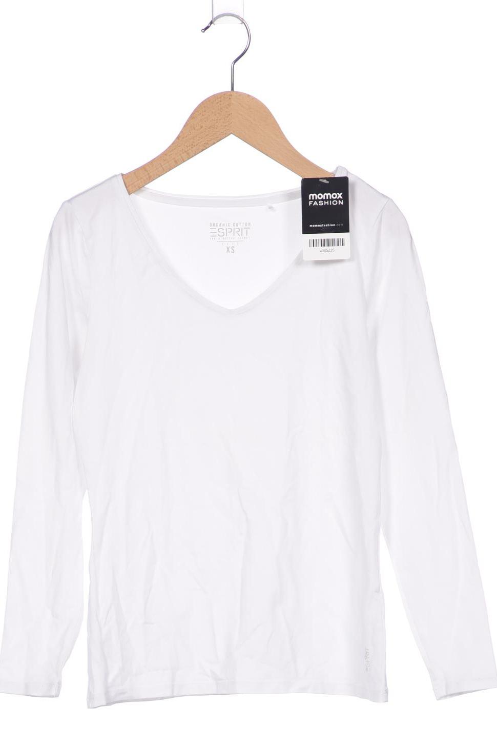 

Esprit Damen Langarmshirt, weiß, Gr. 34