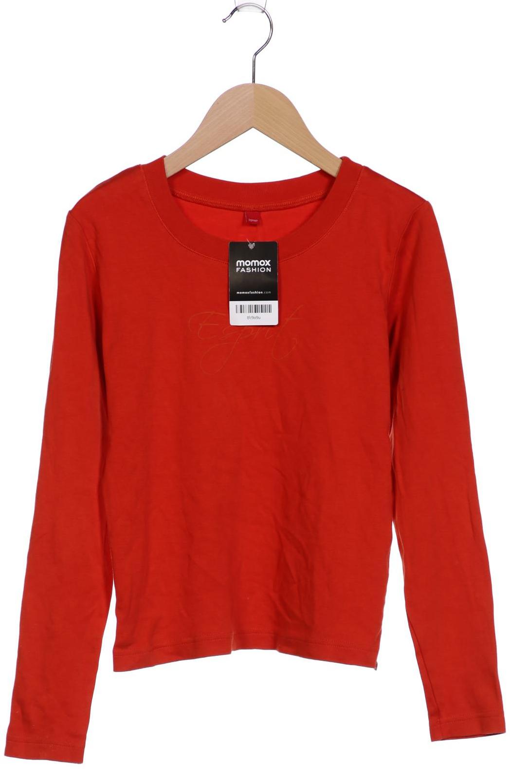 

Esprit Damen Langarmshirt, orange, Gr. 36