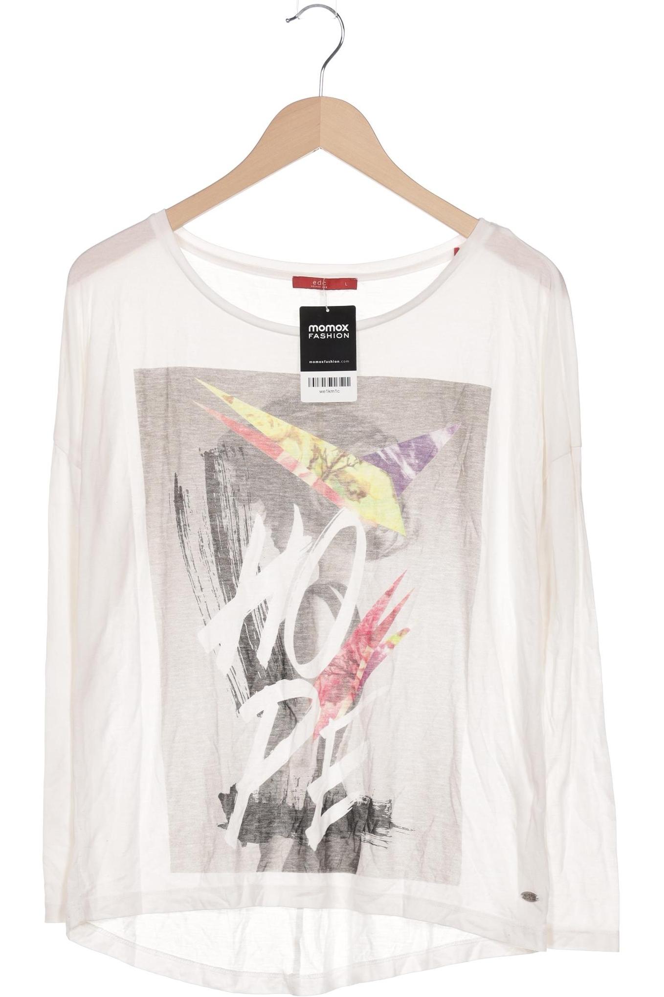 

Esprit Damen Langarmshirt, weiß, Gr. 42