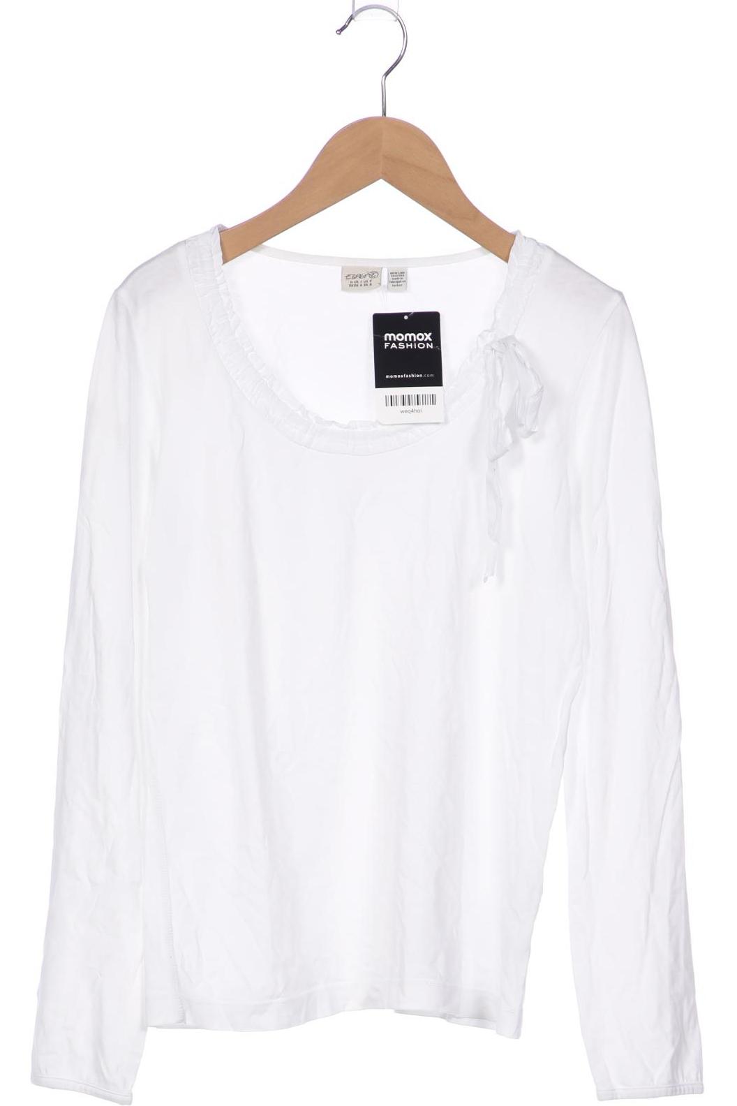 

Esprit Damen Langarmshirt, weiß, Gr. 34