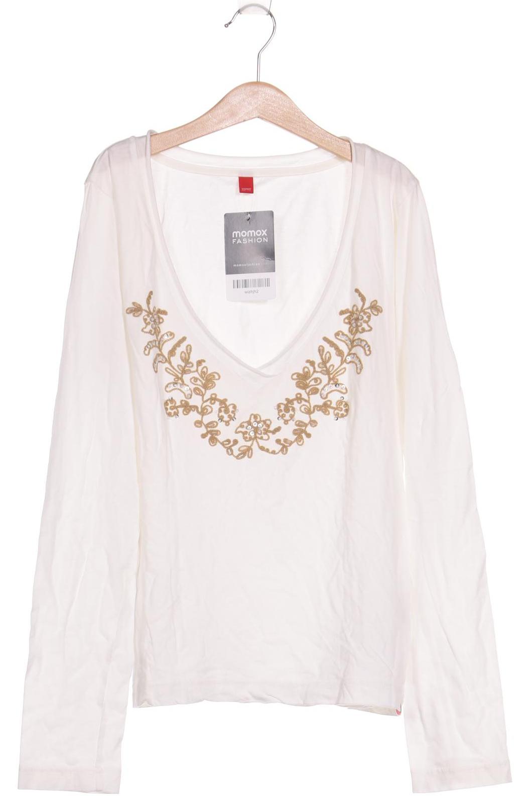 

Esprit Damen Langarmshirt, cremeweiß, Gr. 36