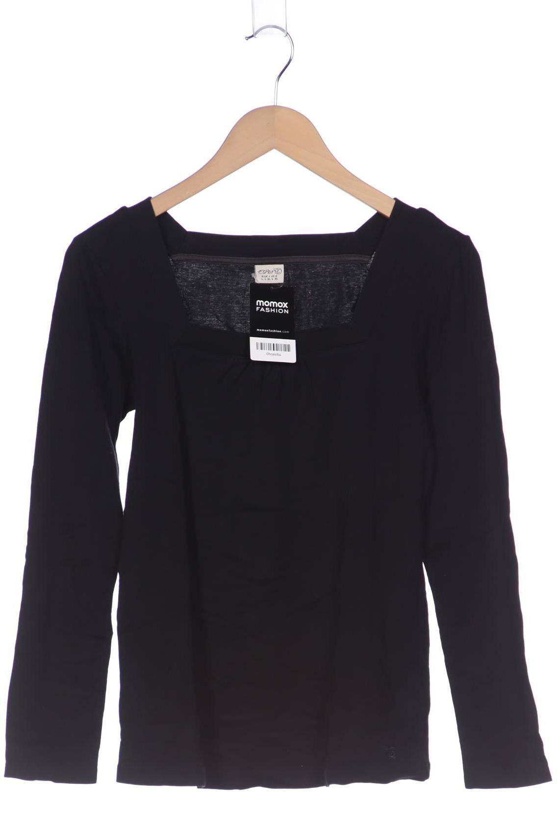 

Esprit Damen Langarmshirt, schwarz, Gr. 42