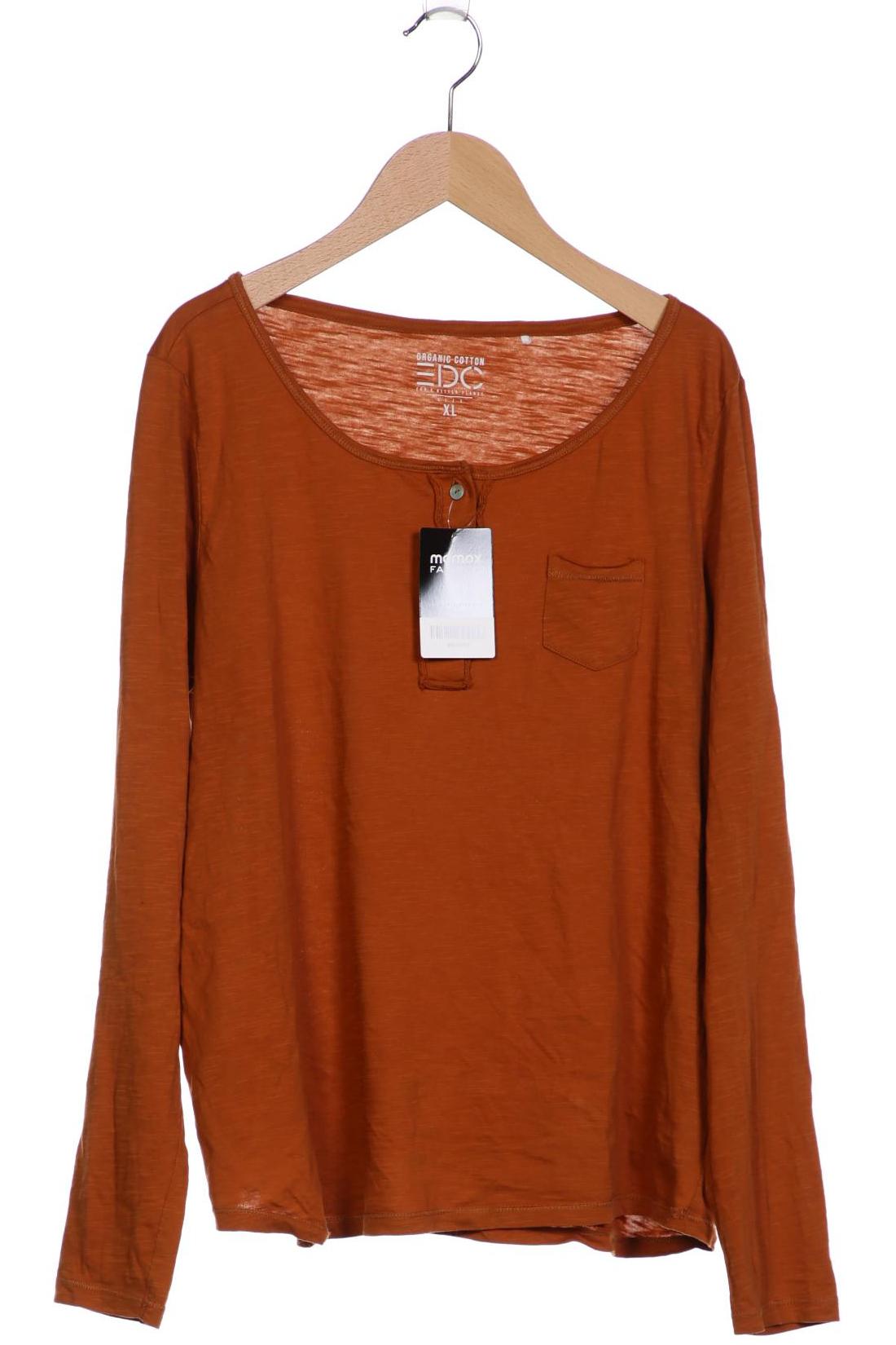 

Esprit Damen Langarmshirt, orange, Gr. 44