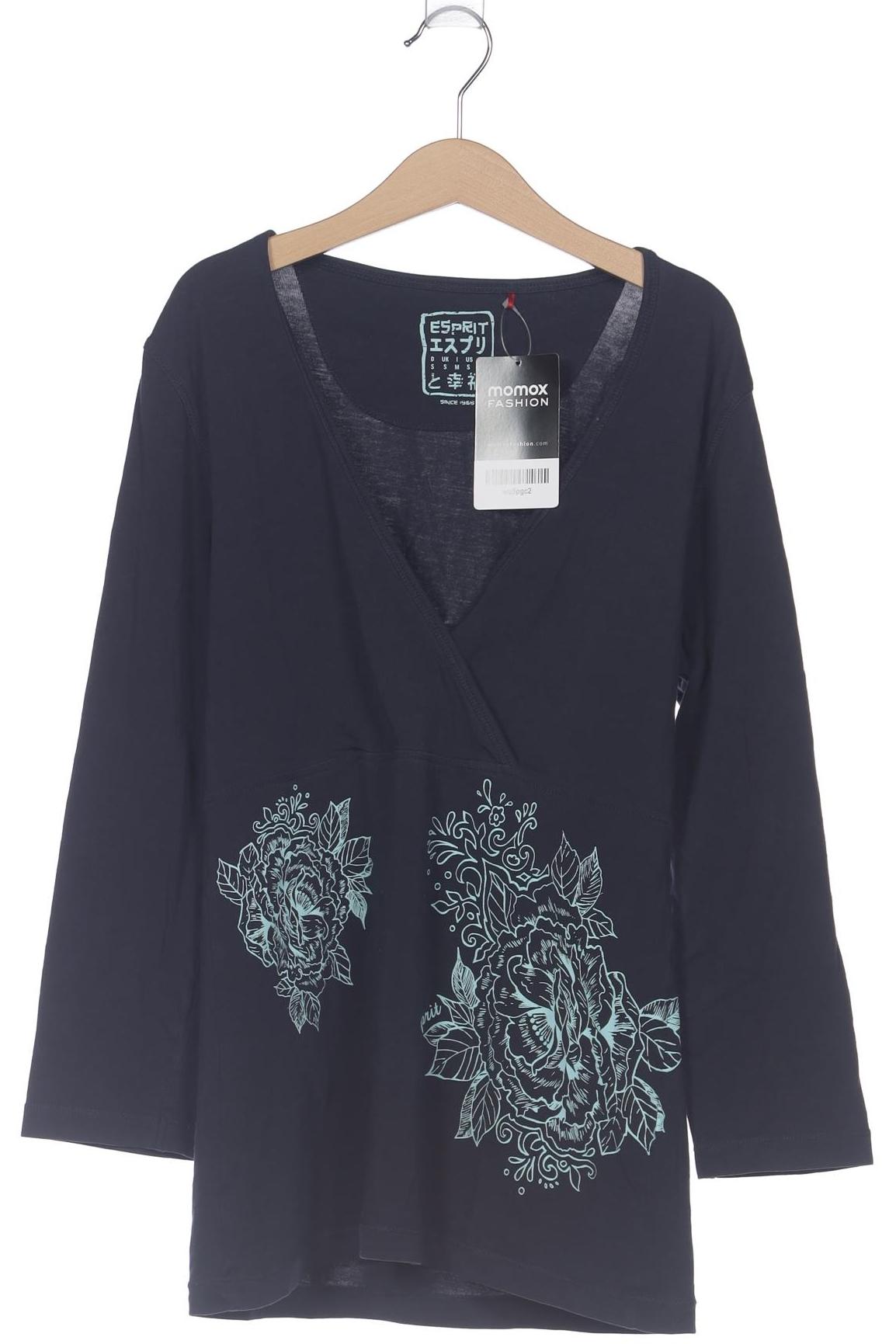 

Esprit Damen Langarmshirt, marineblau, Gr. 36