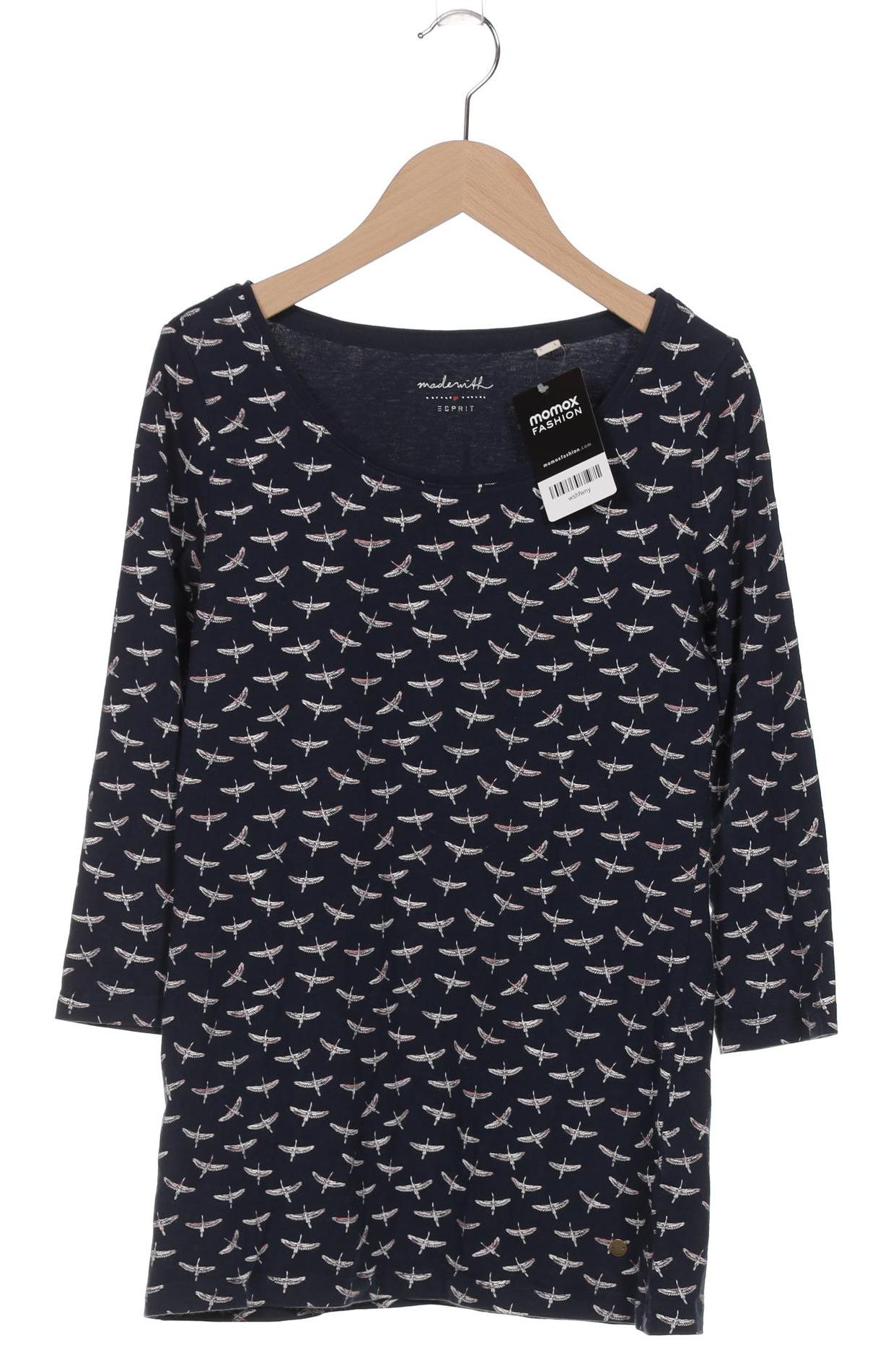 

Esprit Damen Langarmshirt, marineblau, Gr. 38