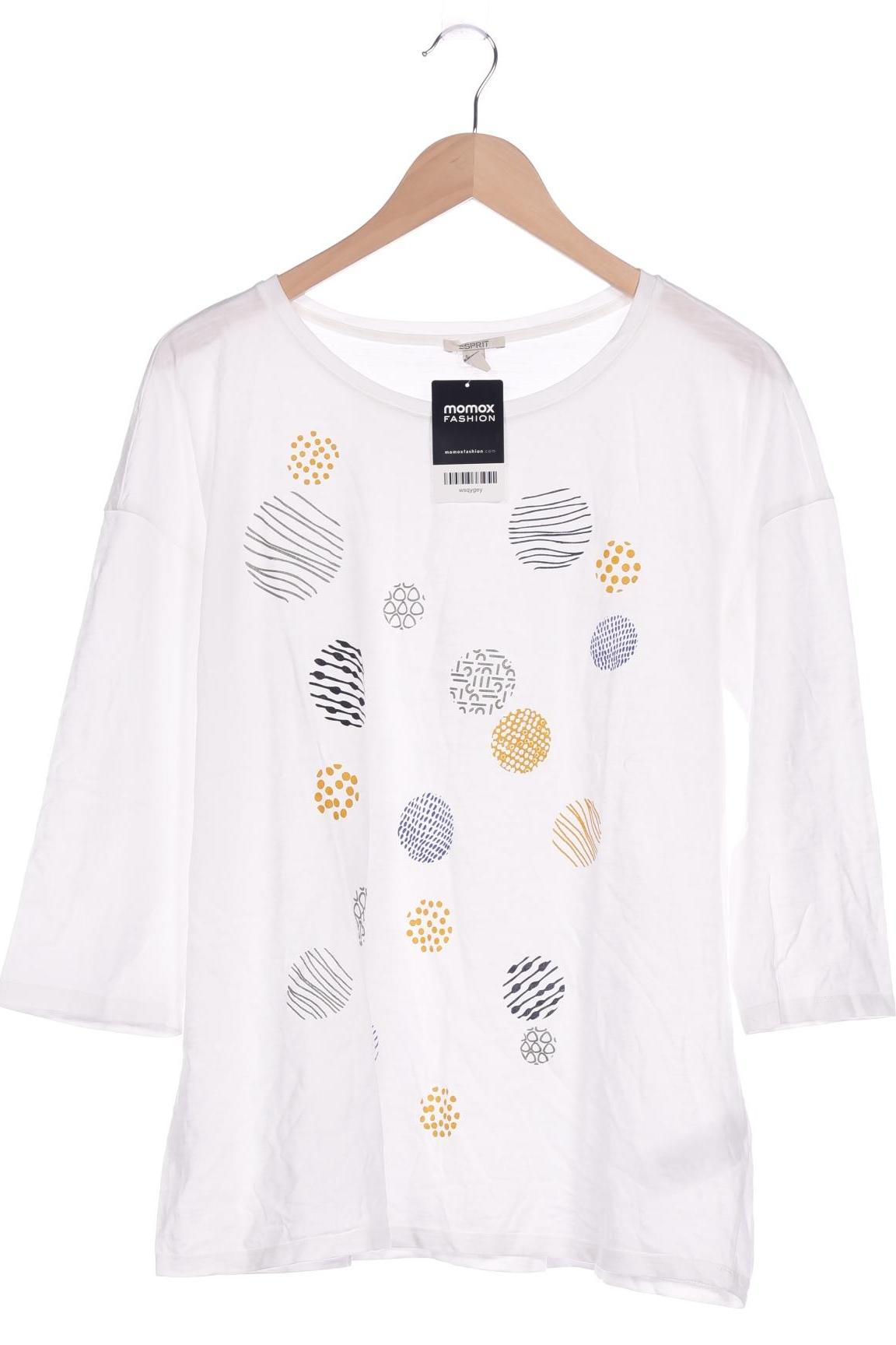 

Esprit Damen Langarmshirt, weiß, Gr. 46