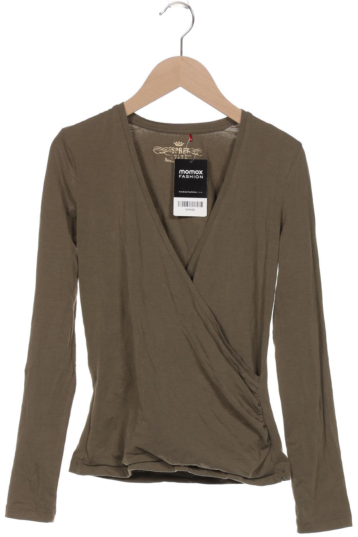 

Esprit Damen Langarmshirt, grün, Gr. 36