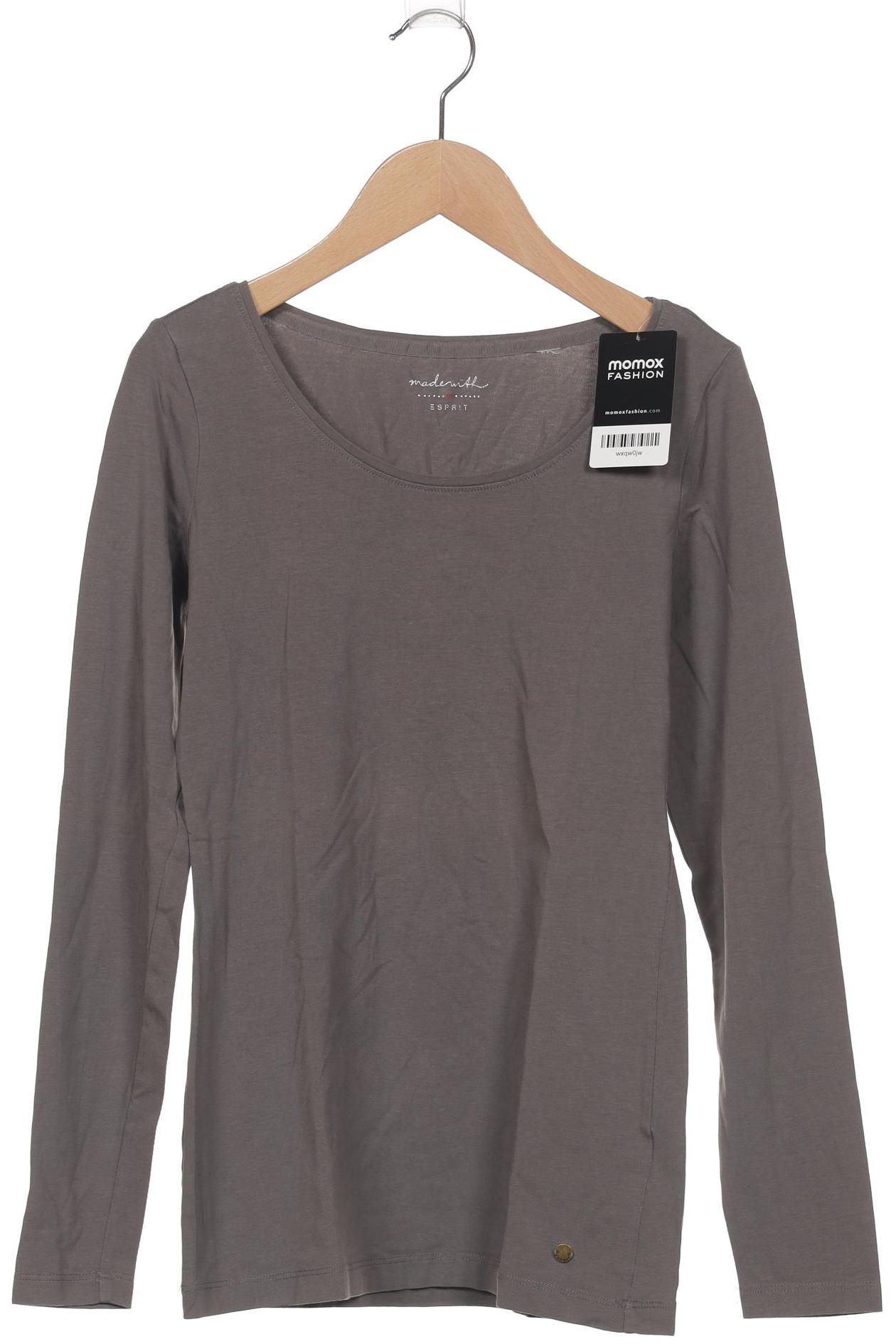 

Esprit Damen Langarmshirt, grau, Gr. 34