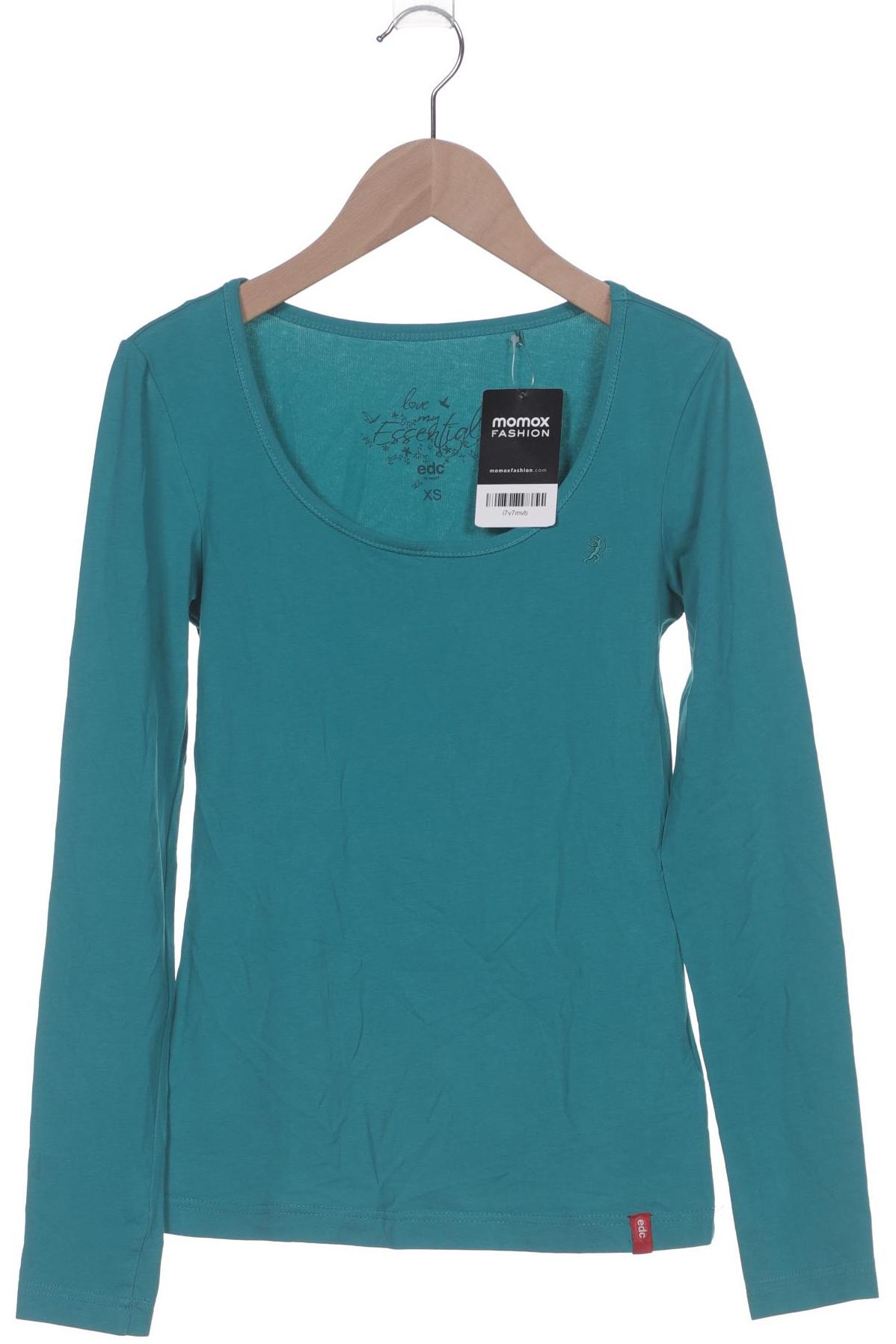 

Esprit Damen Langarmshirt, türkis, Gr. 34