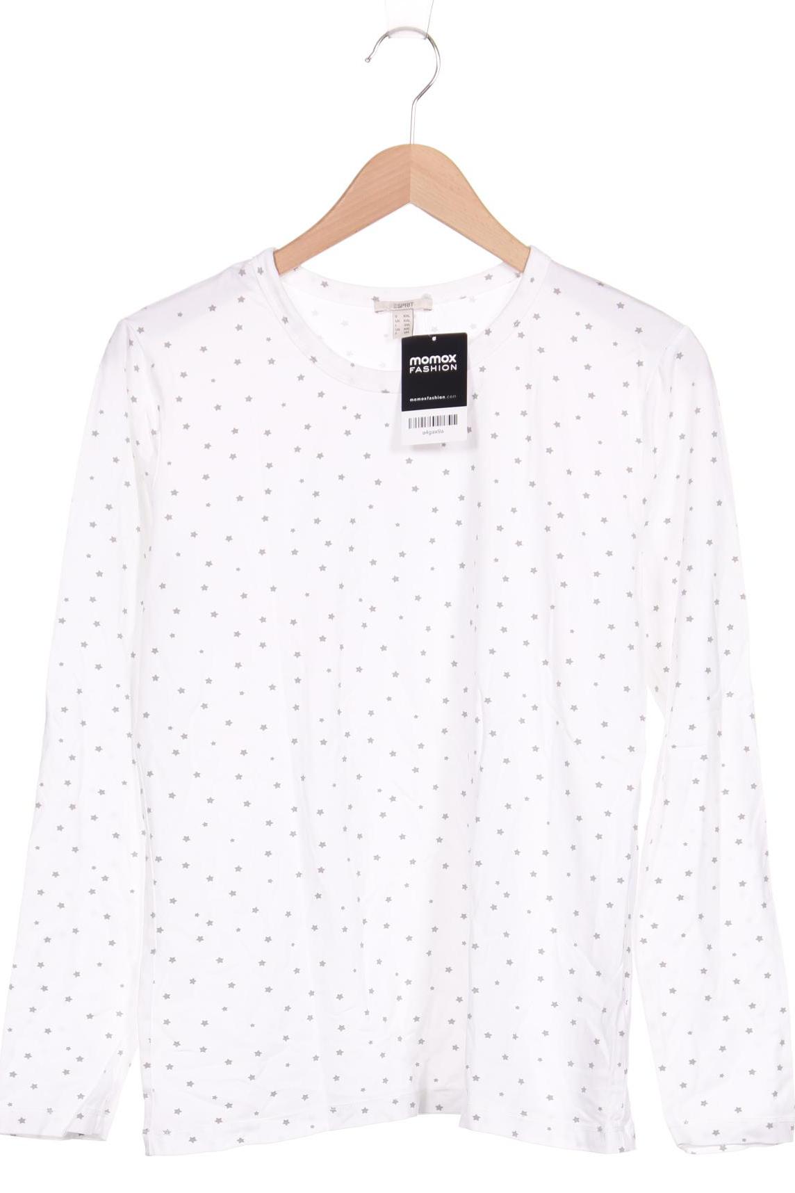 

Esprit Damen Langarmshirt, weiß, Gr. 46