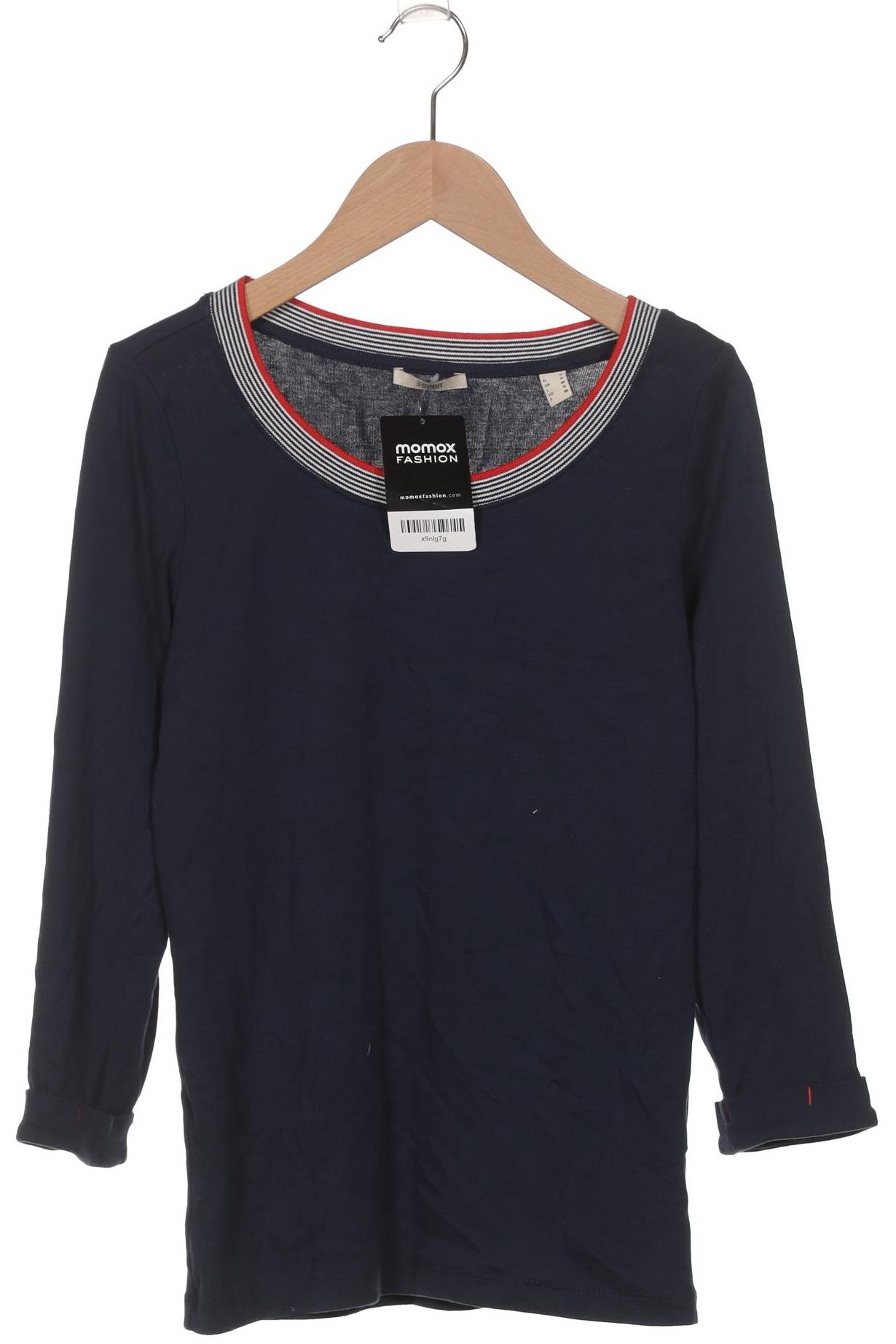 

Esprit Damen Langarmshirt, marineblau, Gr. 36