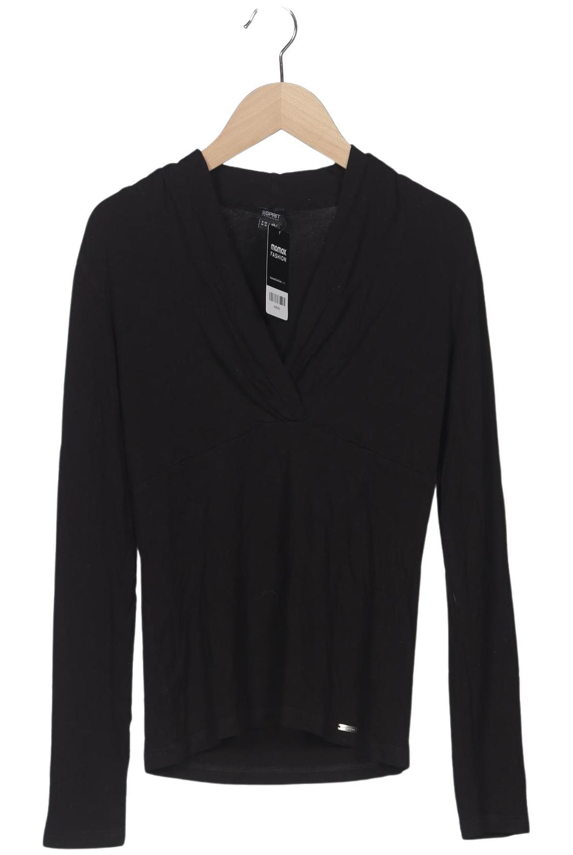 

Esprit Damen Langarmshirt, schwarz, Gr. 38