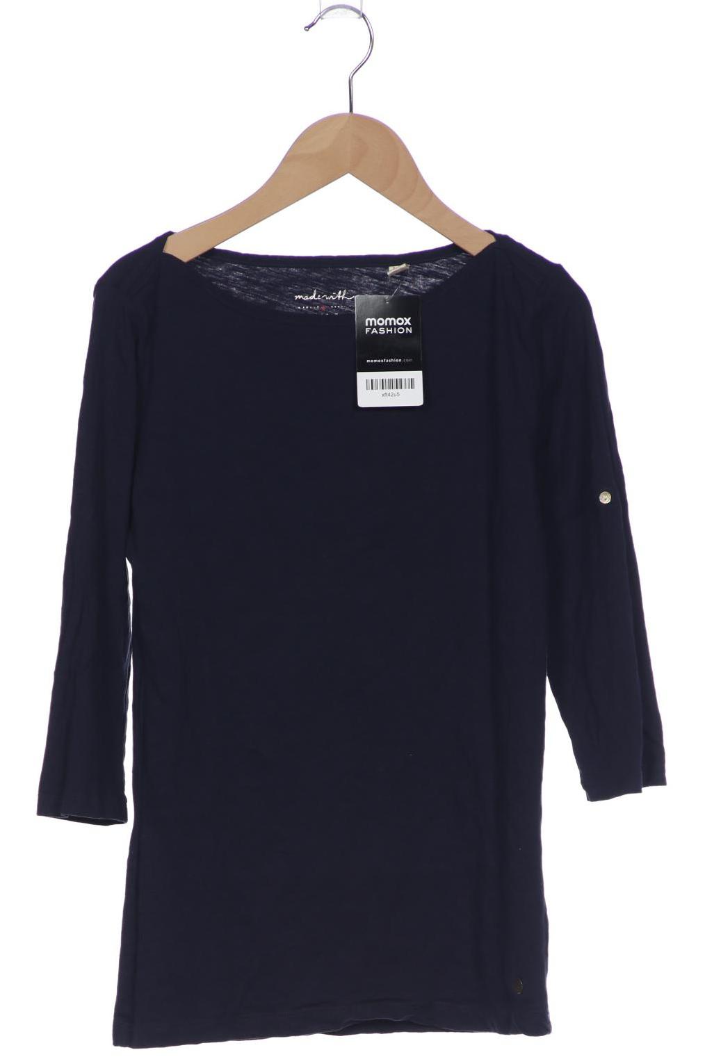 

Esprit Damen Langarmshirt, marineblau, Gr. 34