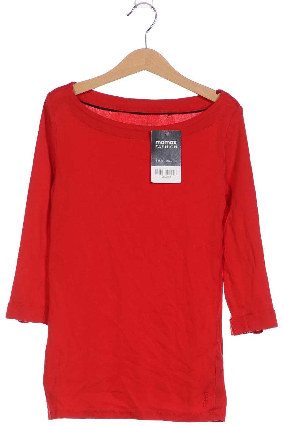 

Esprit Damen Langarmshirt, rot, Gr. 34