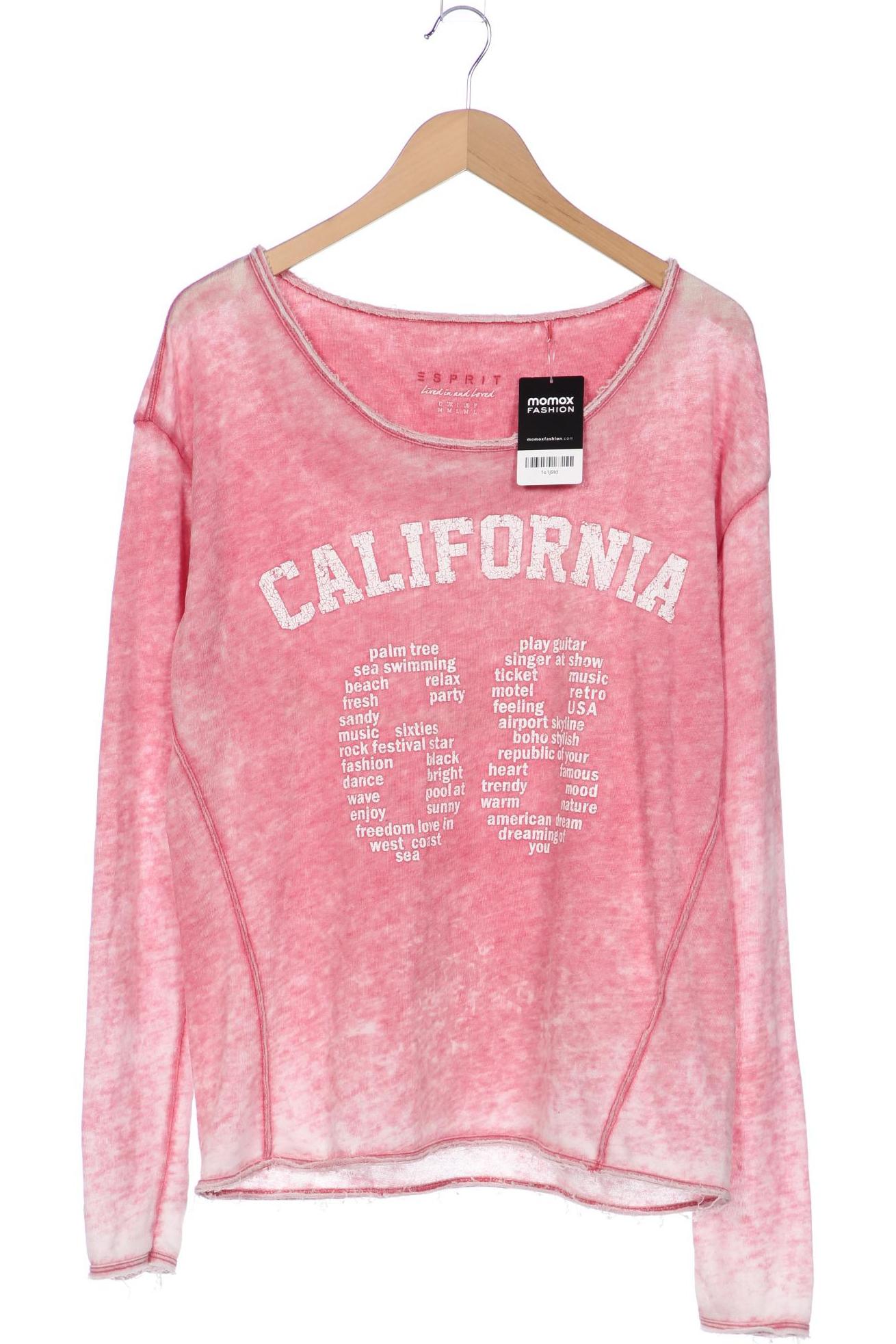 

Esprit Damen Langarmshirt, pink, Gr. 38