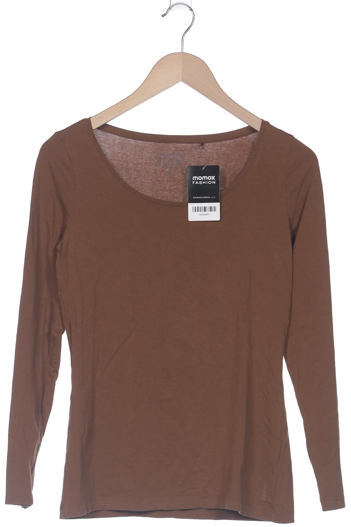 

Esprit Damen Langarmshirt, braun, Gr. 36