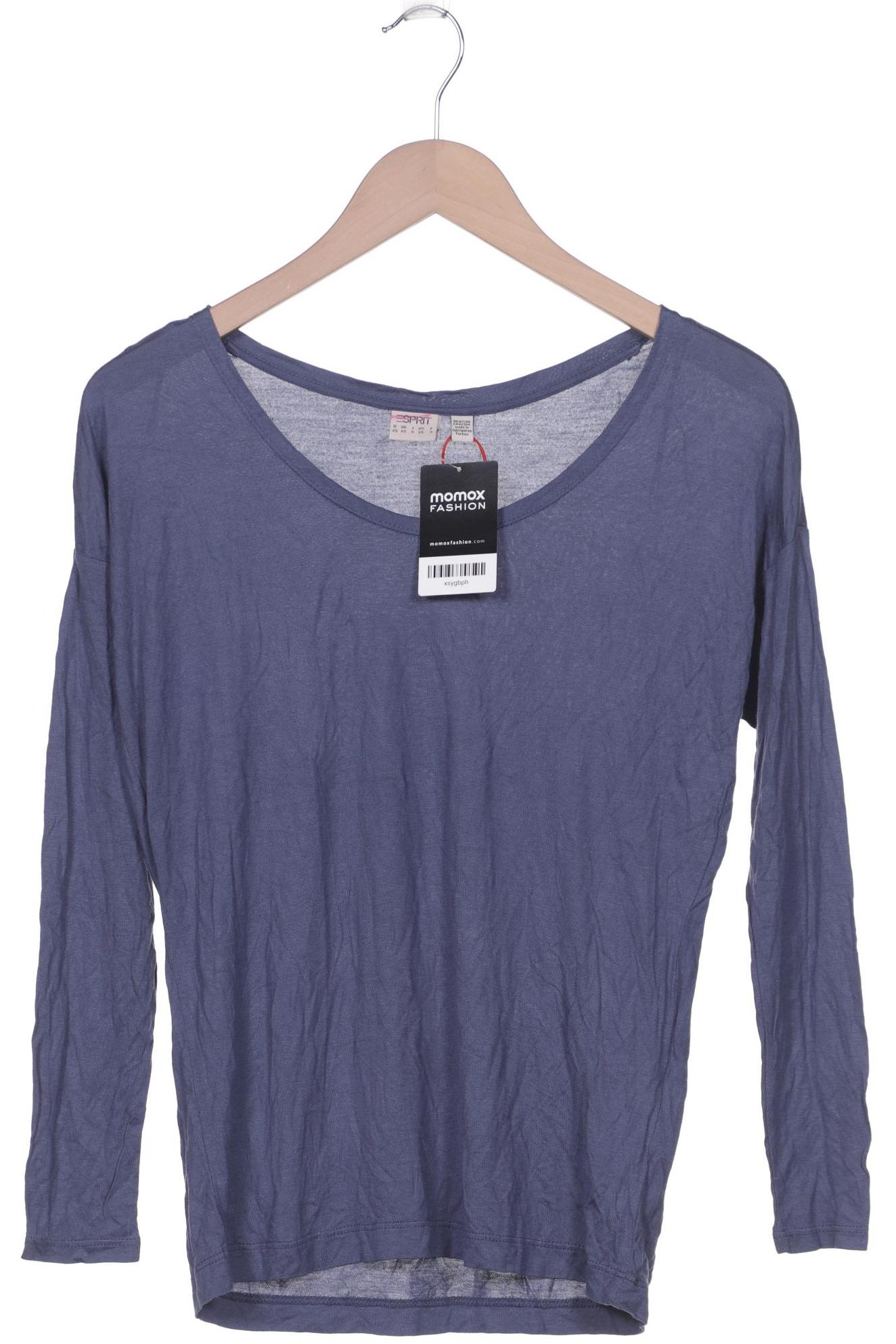 

Esprit Damen Langarmshirt, blau, Gr. 34