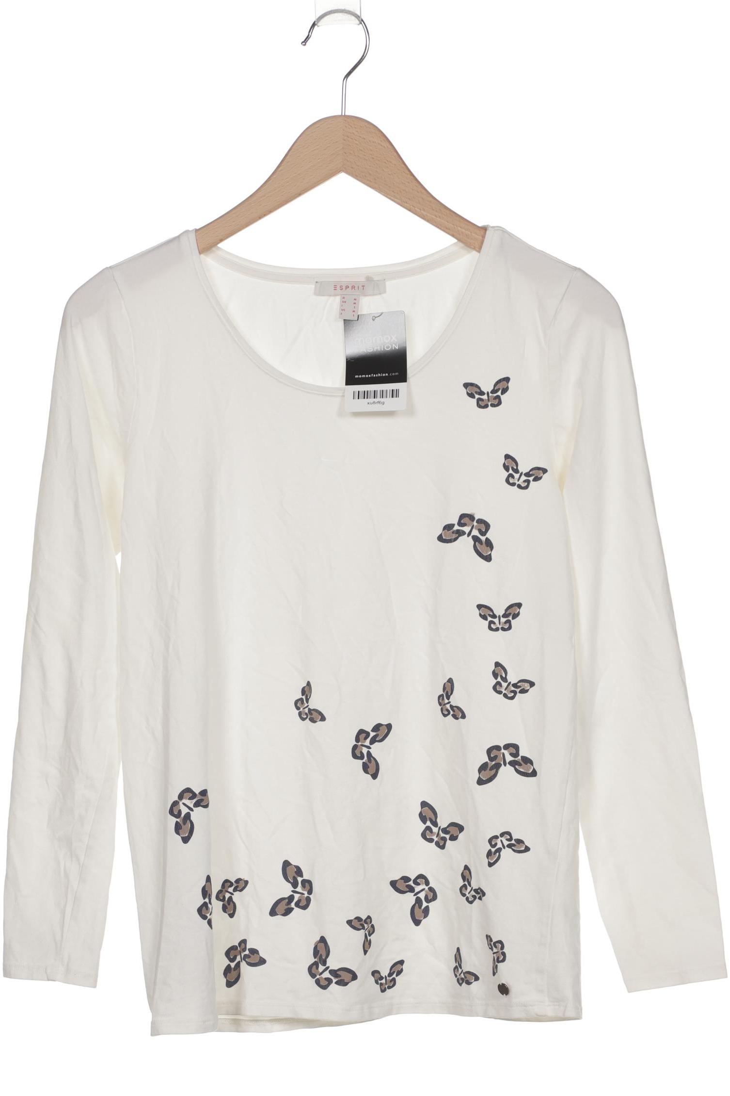 

Esprit Damen Langarmshirt, weiß, Gr. 38