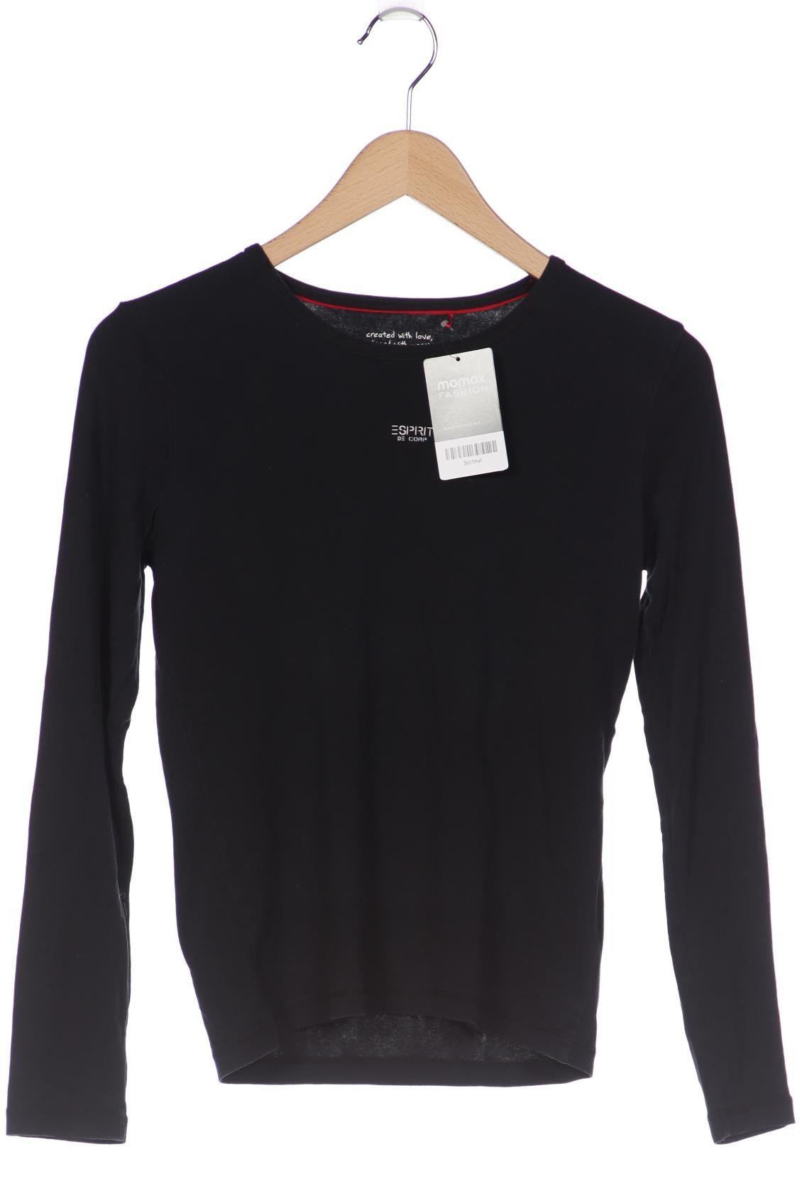 

Esprit Damen Langarmshirt, schwarz, Gr. 36