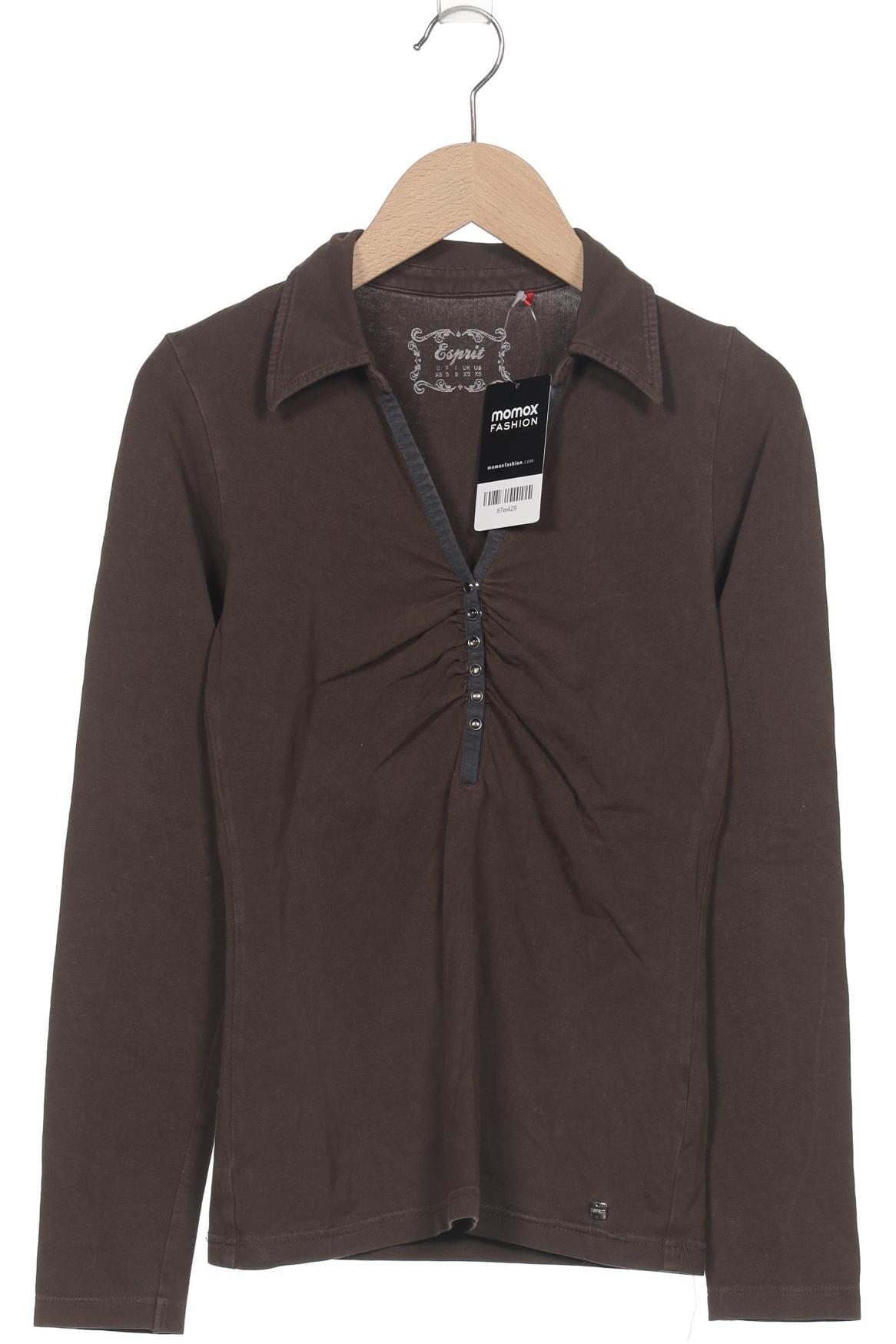 

Esprit Damen Langarmshirt, braun, Gr. 34