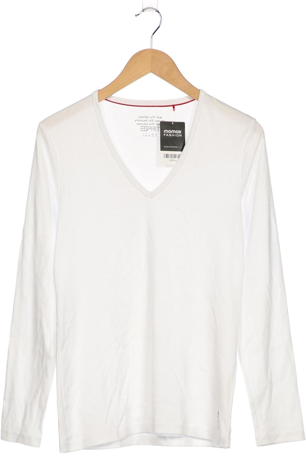 

Esprit Damen Langarmshirt, weiß, Gr. 44