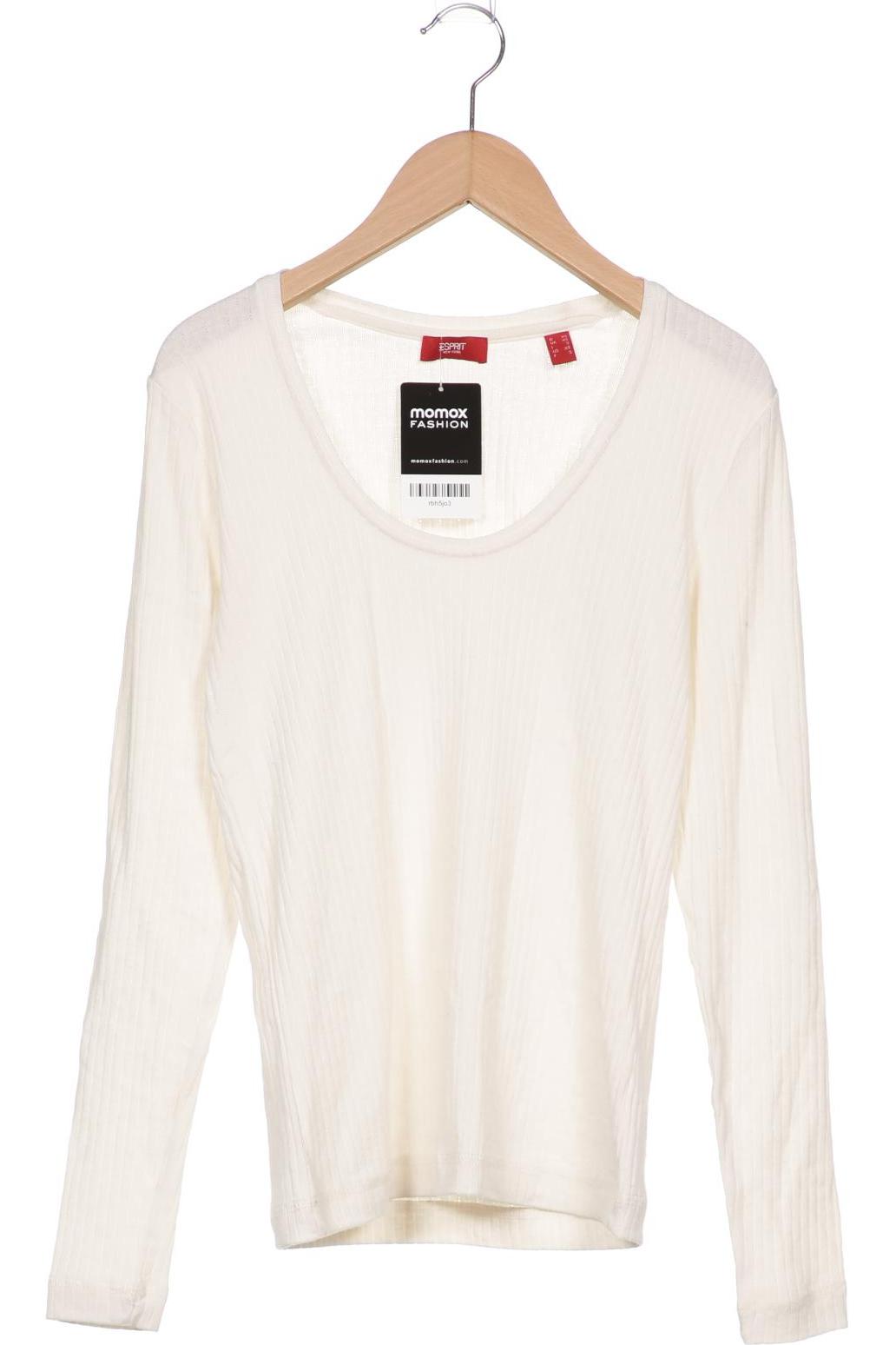 

Esprit Damen Langarmshirt, weiß, Gr. 34